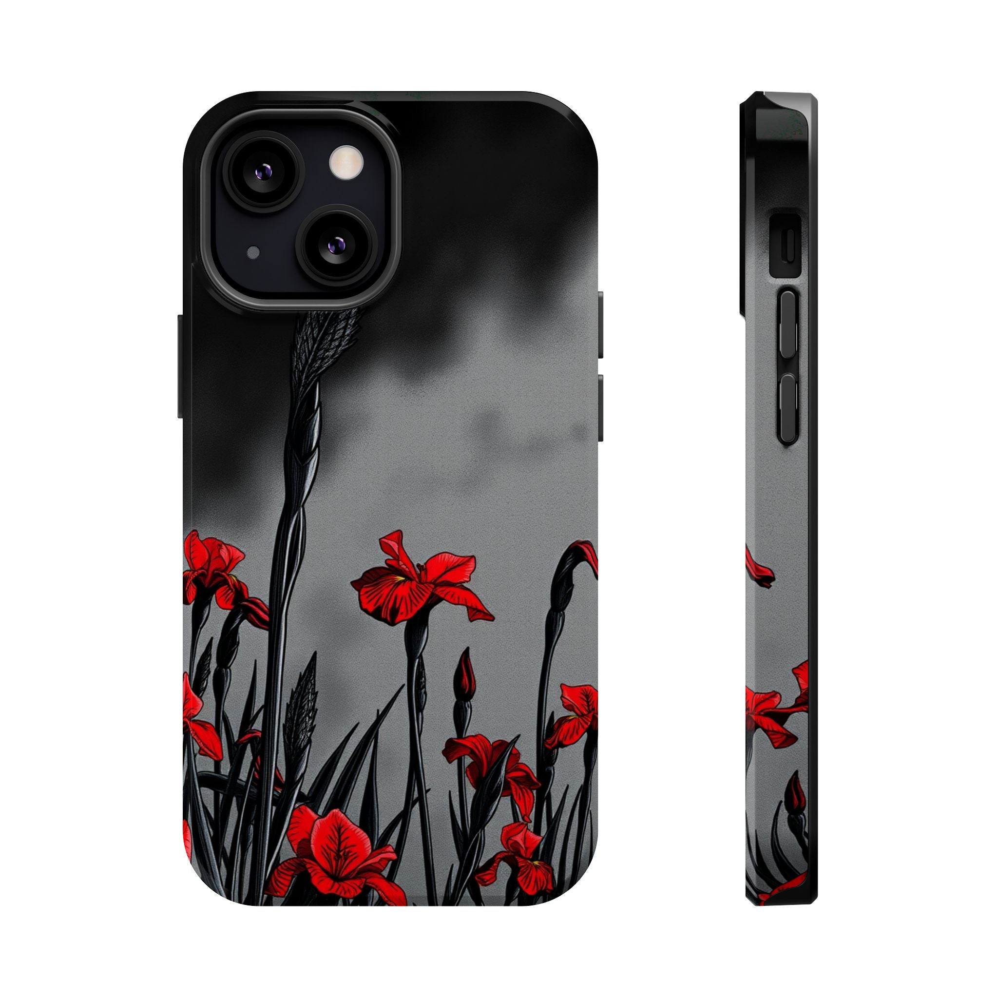 iPhone Iris Garden Cinematic Art Soft Finish Everyday Cas Slim Snap Case · iPhon