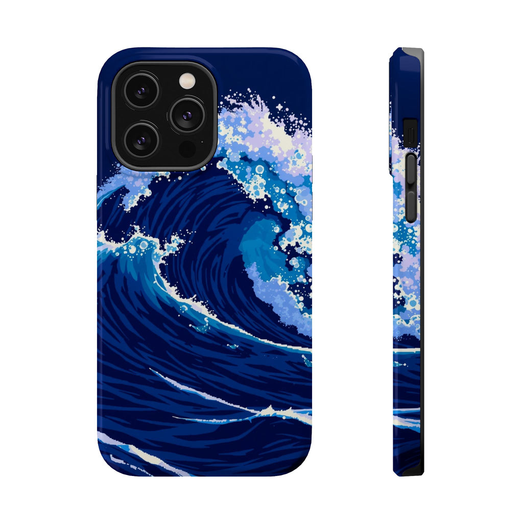 iPhone Indigo And Violet Ocean Wave Crash Slim iPhone Everyday Designer · iPhone