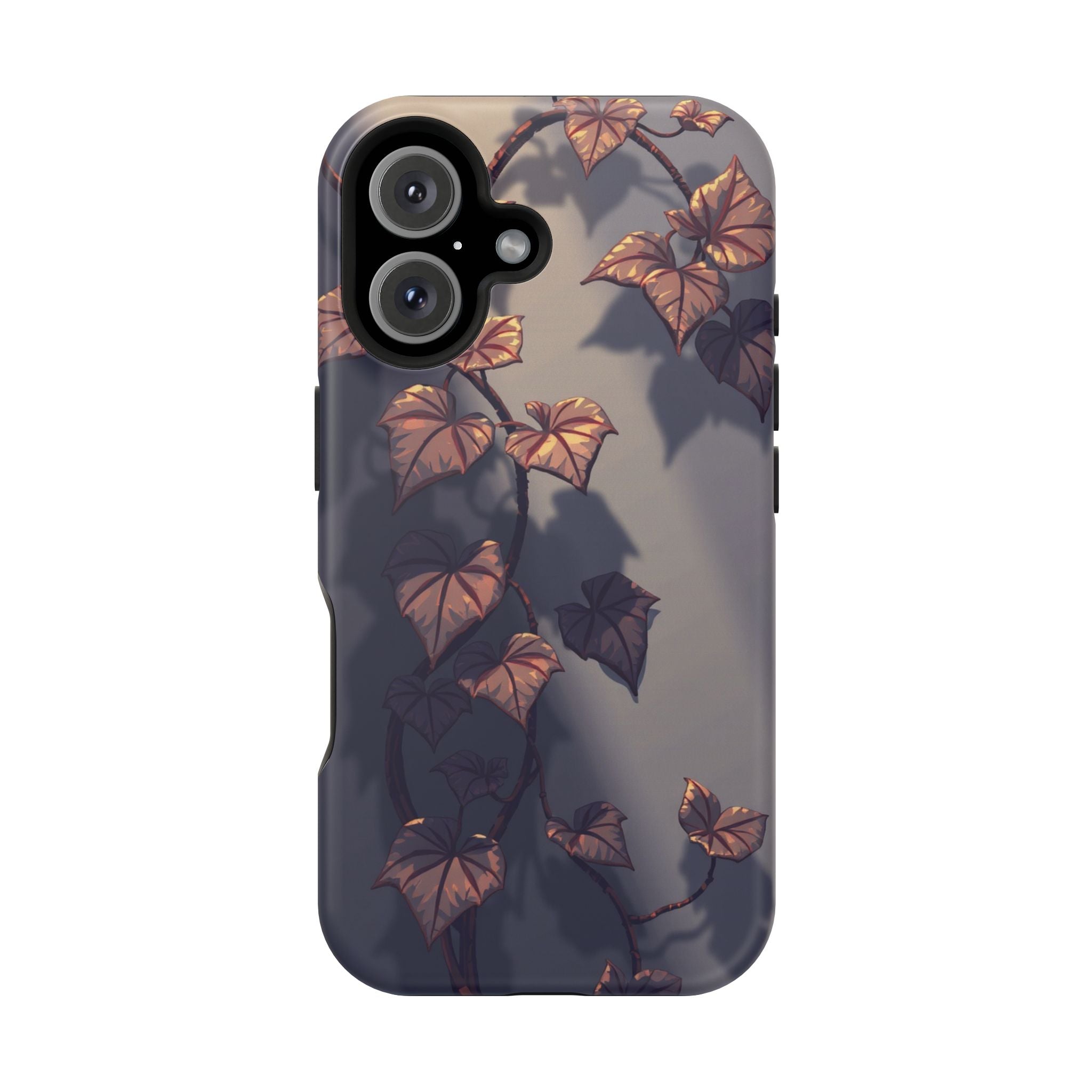 iPhone Charcoal And Copper Art Nouveau Vine Soft iPhone 13 Finish · iPhone Case