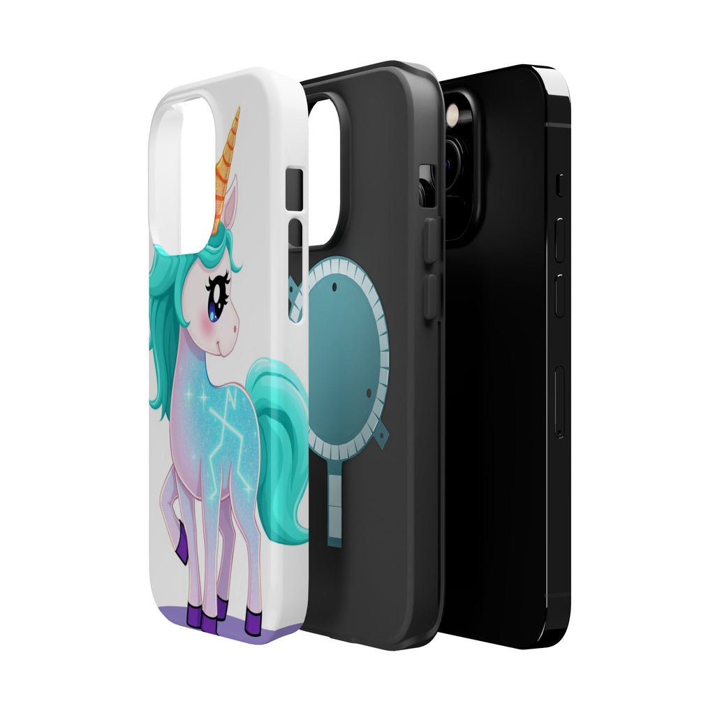 iPhone Turquoise Sparkle Unicorn Kids Fun iPhone Phone Case Gift · iPhone Case