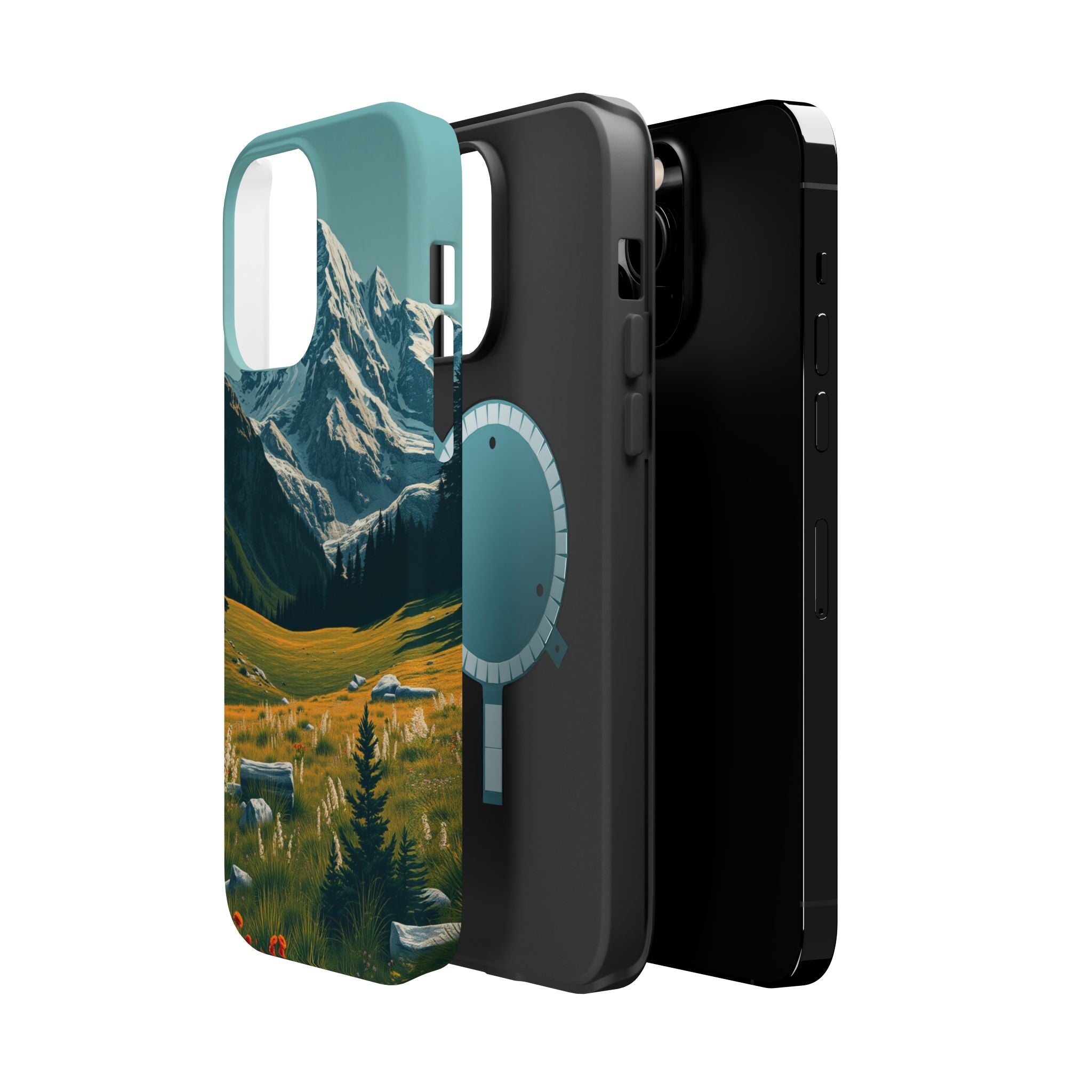 iPhone Alpine Meadow Bold Art 19 Bold Modern Everyday Snap Case · iPhone Case