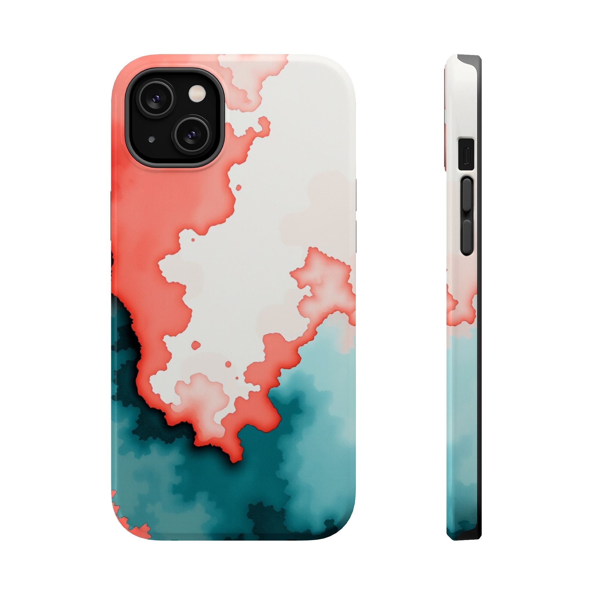 iPhone Watercolor Wash Dark Gothic Ink Slim Everyday Designer Case · iPhone Case