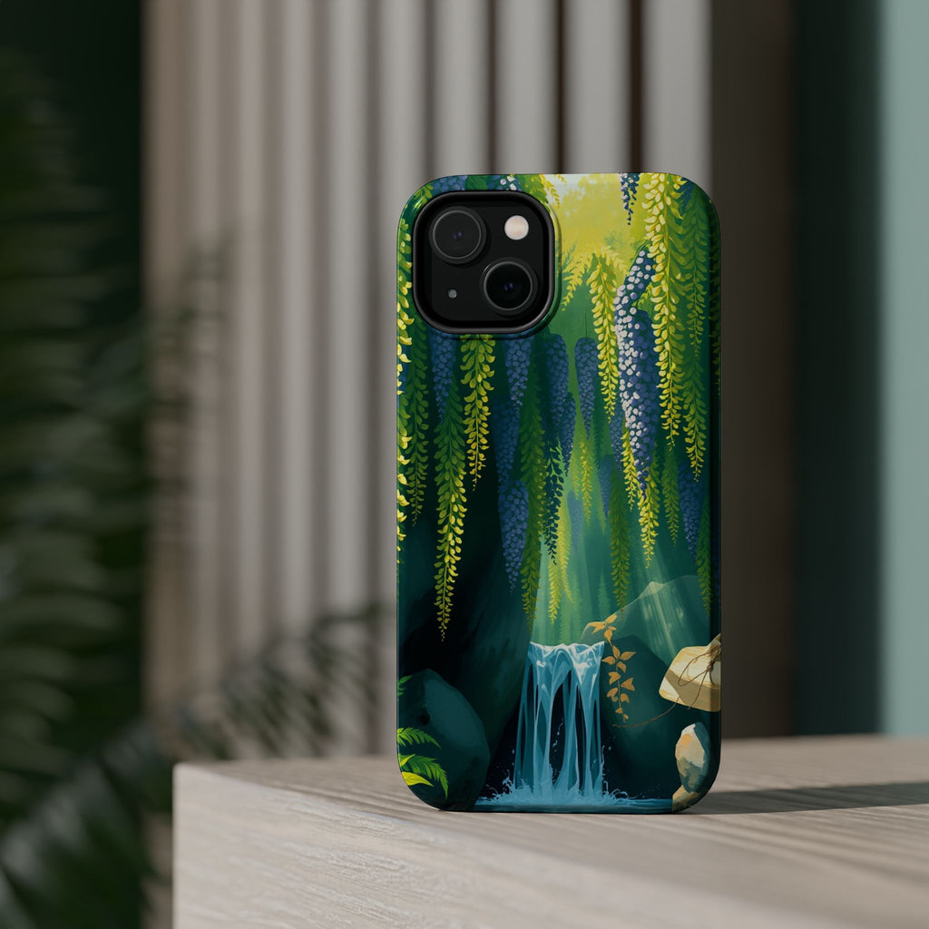 iPhone Wisteria Cascade Mystic Art Bold Modern Everyday Snap Case · iPhone Case