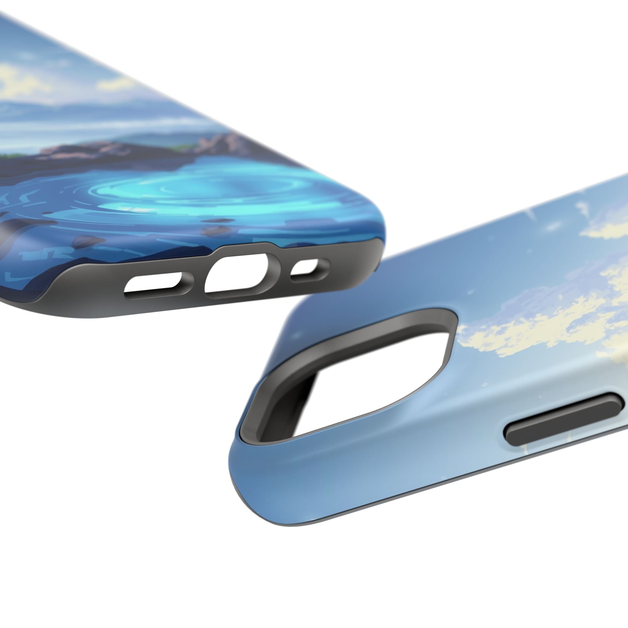 iPhone Earthy Tidal Pool Design 18 Bold Modern Everyday Snap Case · iPhone Case