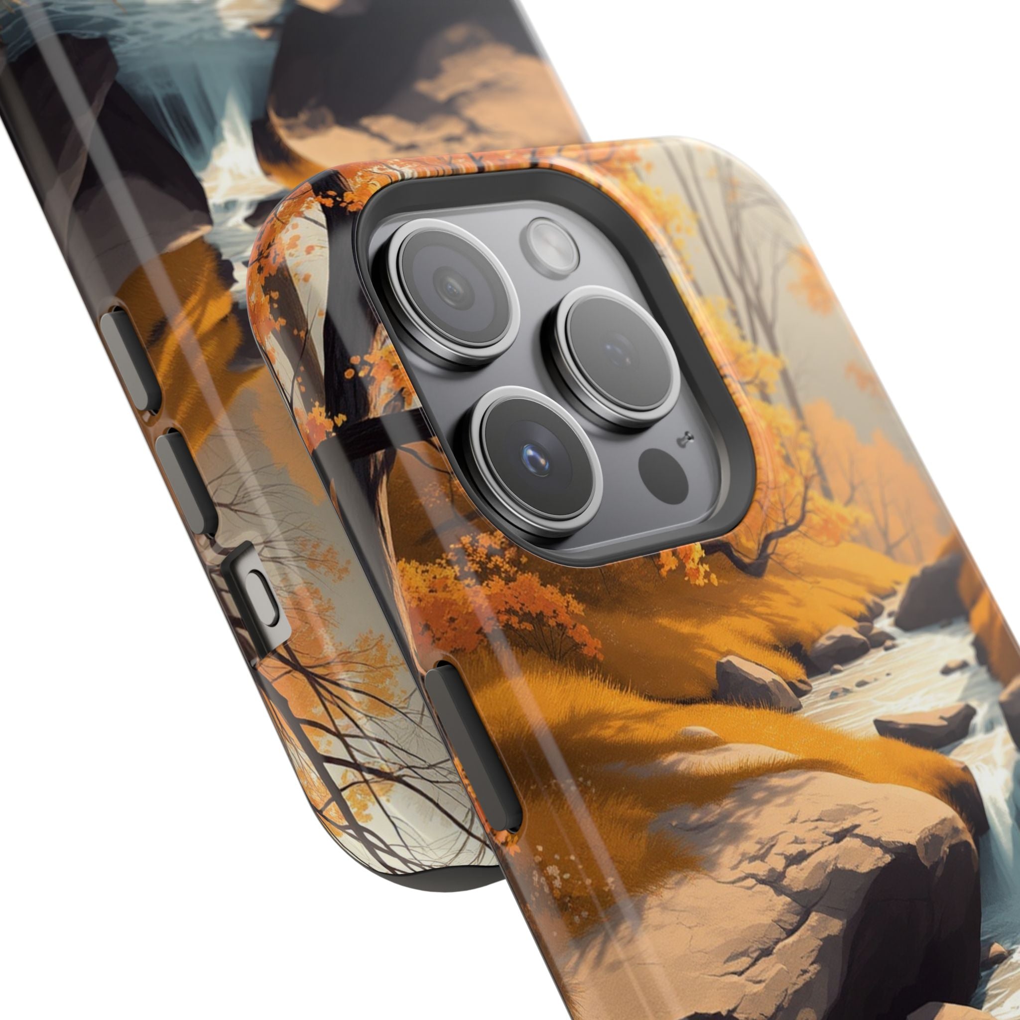 iPhone Mustard And Rust Spring Creek Slim Everyday Designer Case · iPhone Case