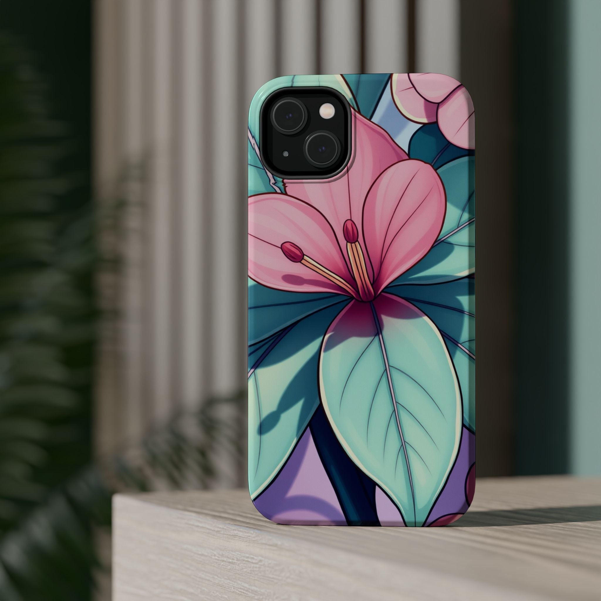 iPhone Earthy Tropical Bloom Design 11 Slim Everyday Designer Case · iPhone Case