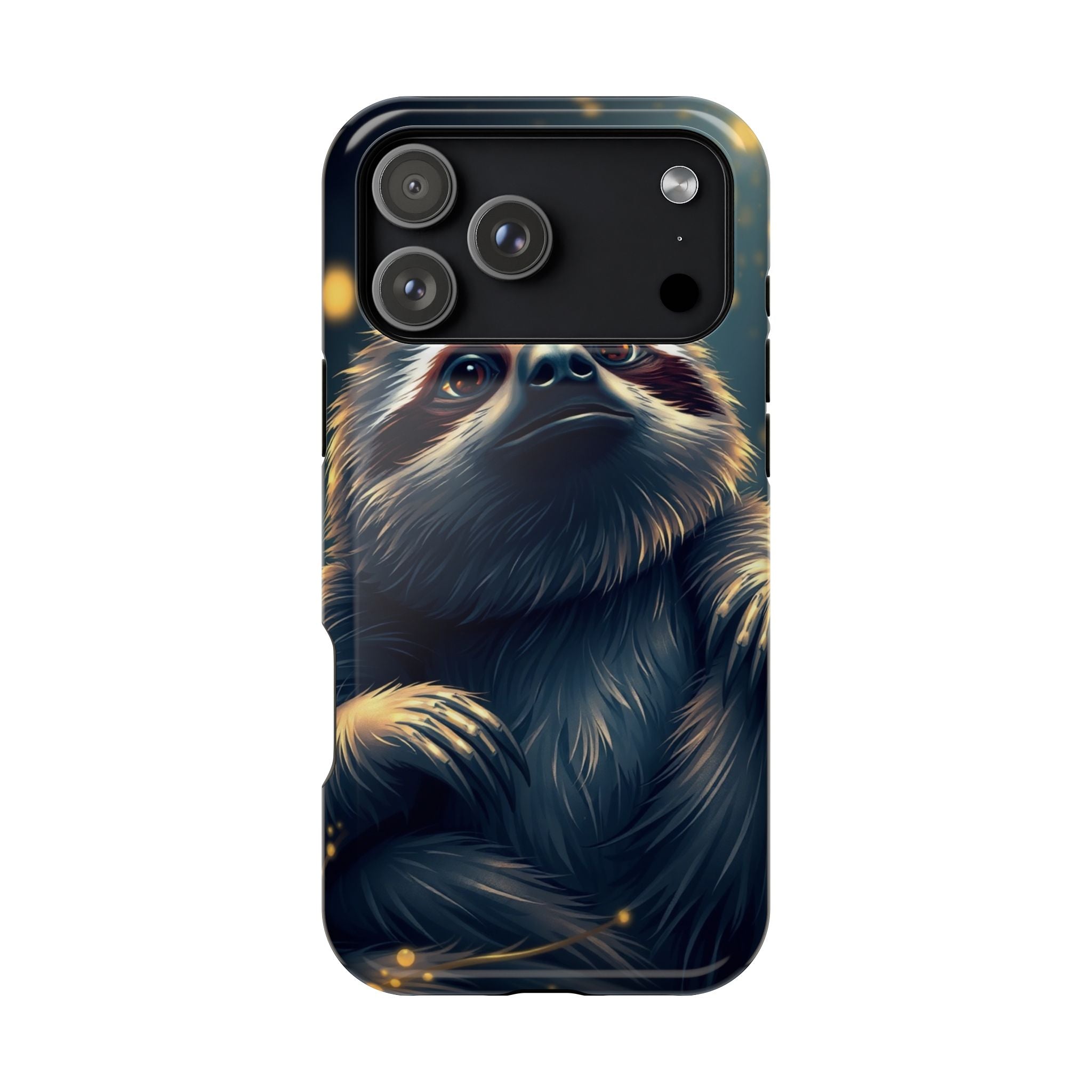 iPhone Vibrant Cozy Sloth Mode Design Slim Everyday Designer Case · iPhone Case
