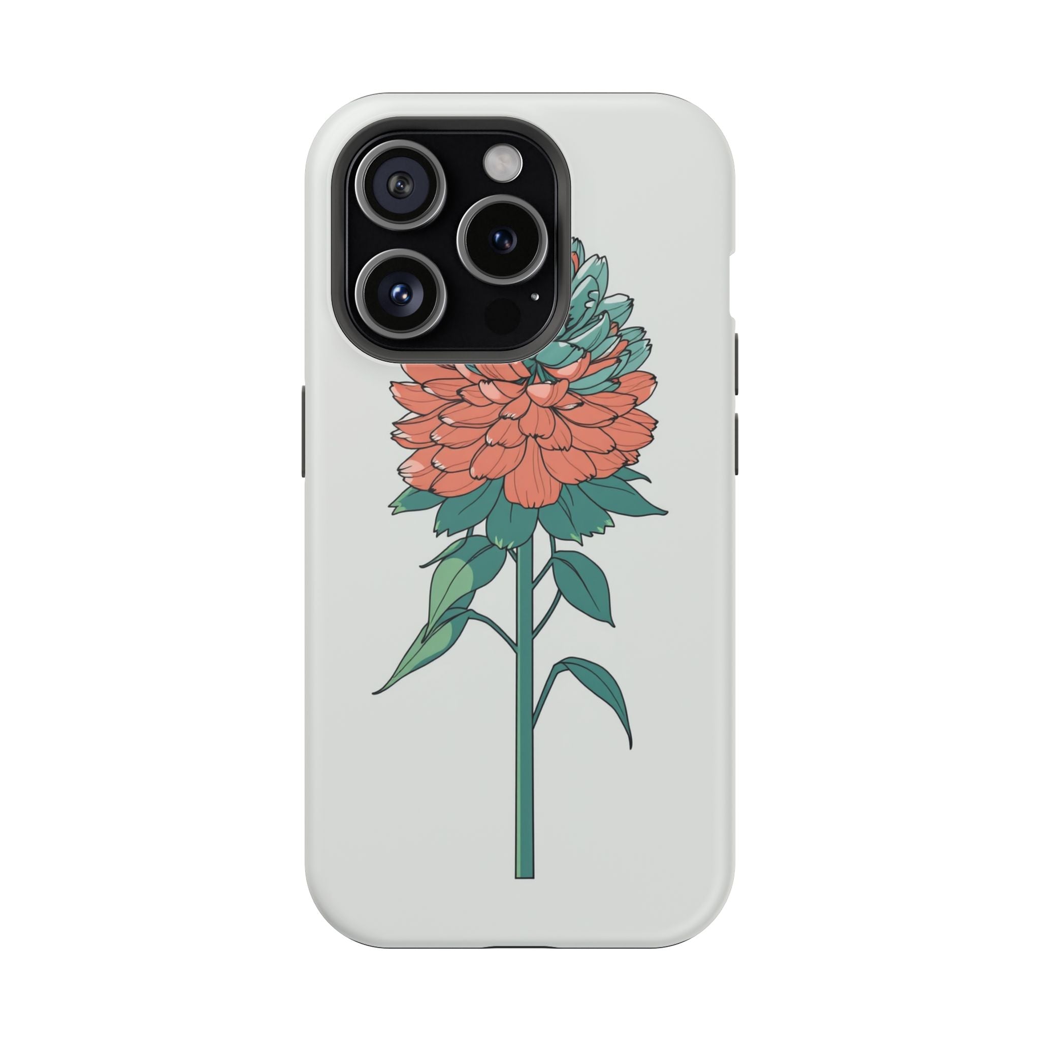 iPhone Serene Ranunculus Stack Design Slim Everyday Designer Case · iPhone Case