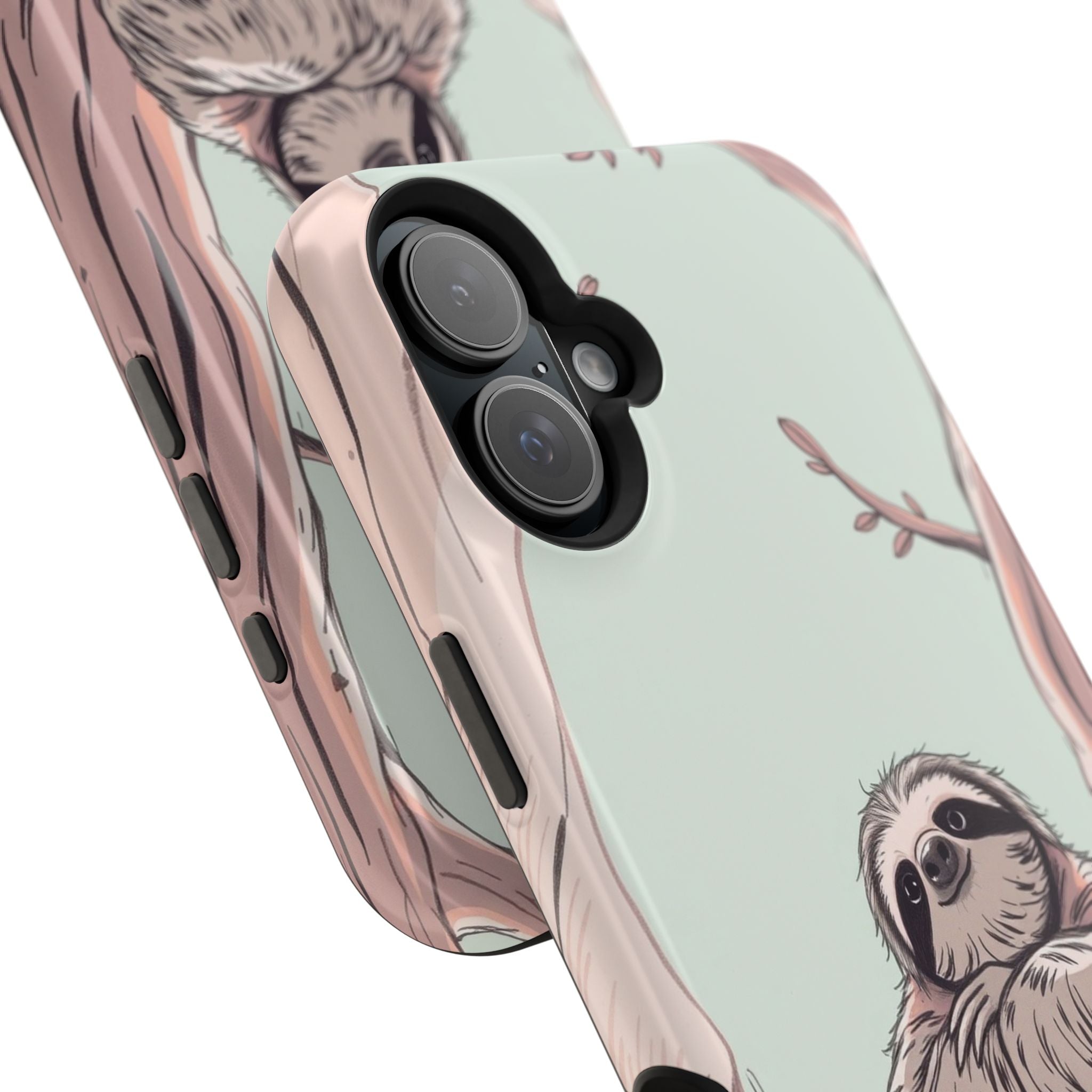 iPhone Cozy Sloth Mode Hand-Drawn Sketch Slim Everyday Designer Case · iPhone Ca