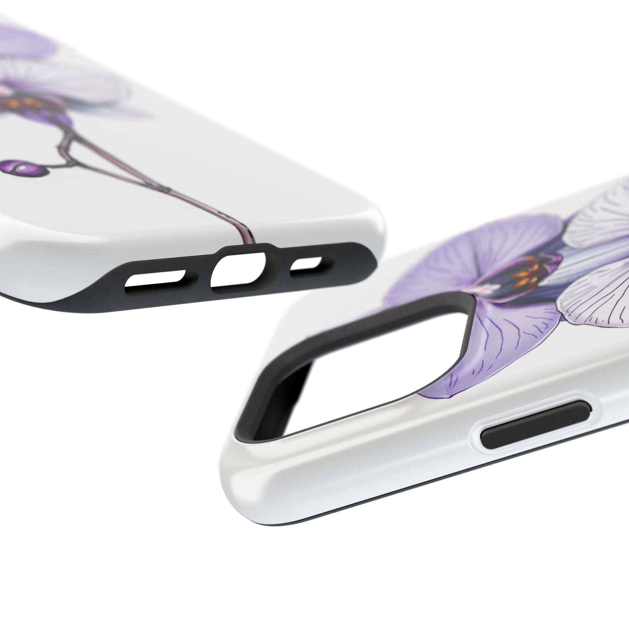 iPhone Orchid Study Hand-Drawn Sketch Slim Everyday Designer Case · iPhone Case