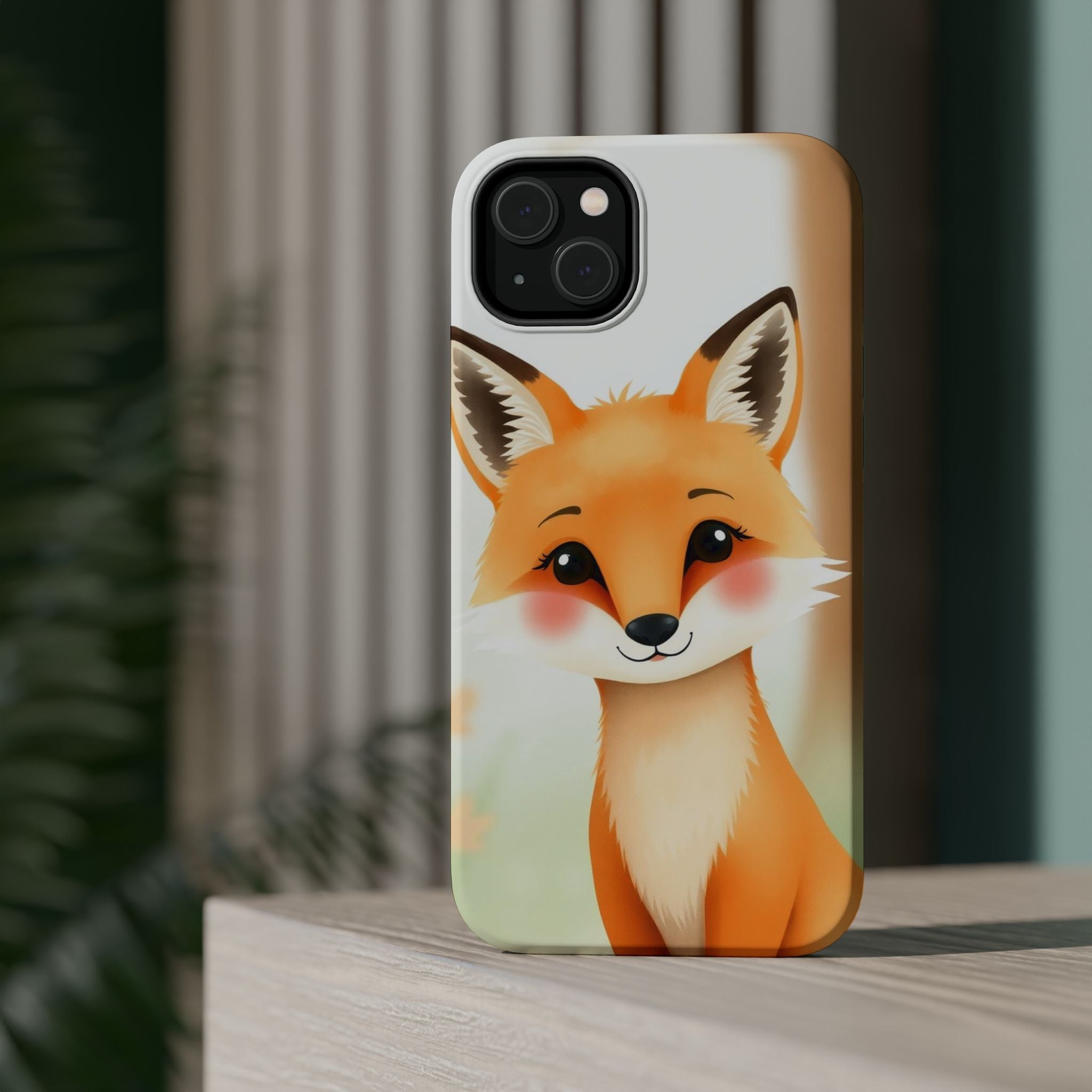 iPhone Watercolor Fox Portrait Kids Fun iPhone Phone Case Gift Slim · iPhone Cas