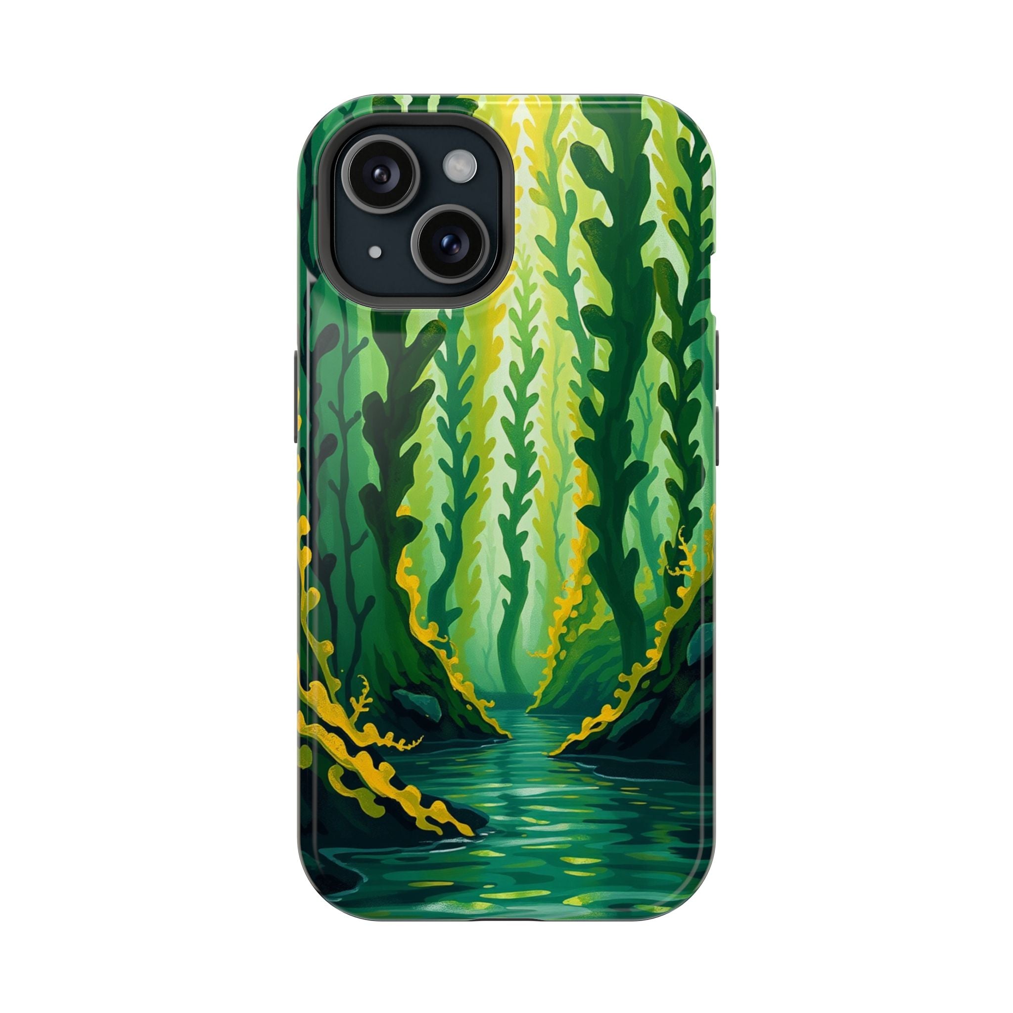 iPhone Kelp Forest Oil Painting Impressionist Slim iPhone Everyday · iPhone Case