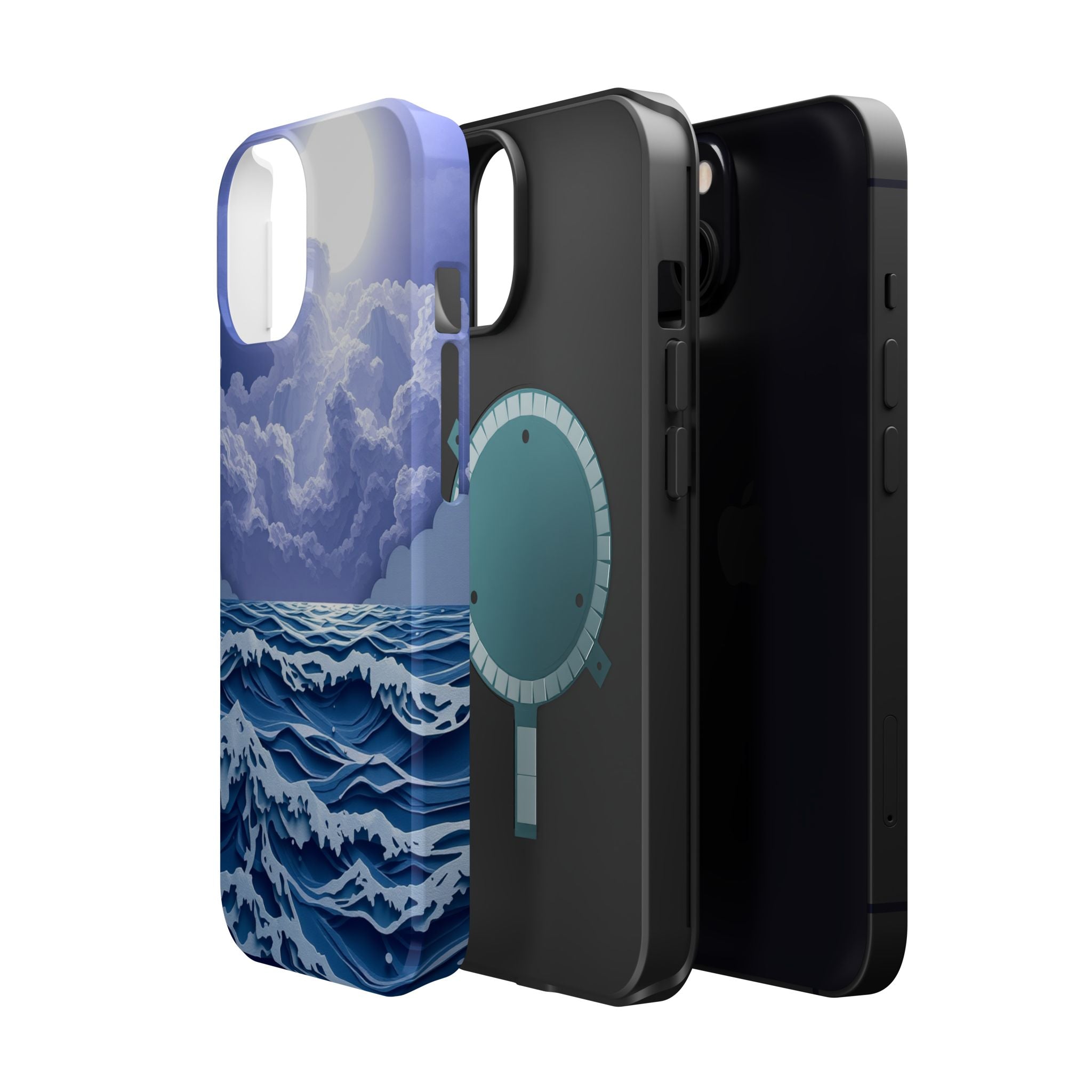 iPhone Storm at Sea Enchanted Art Bold Modern Everyday Snap Case · iPhone Case