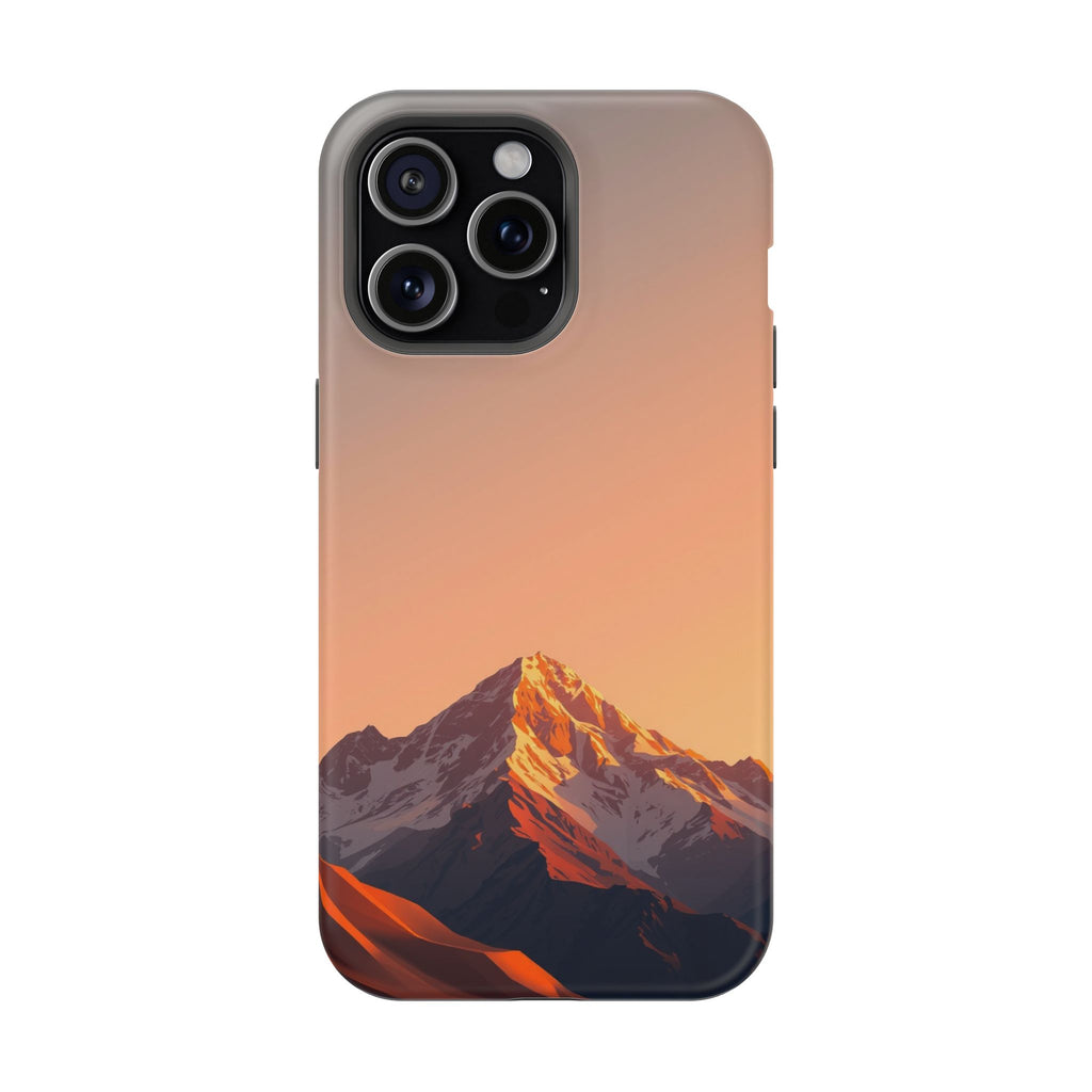 iPhone Mountain at Sunrise Bold Art 10 Slim Everyday Designer Case · iPhone Case
