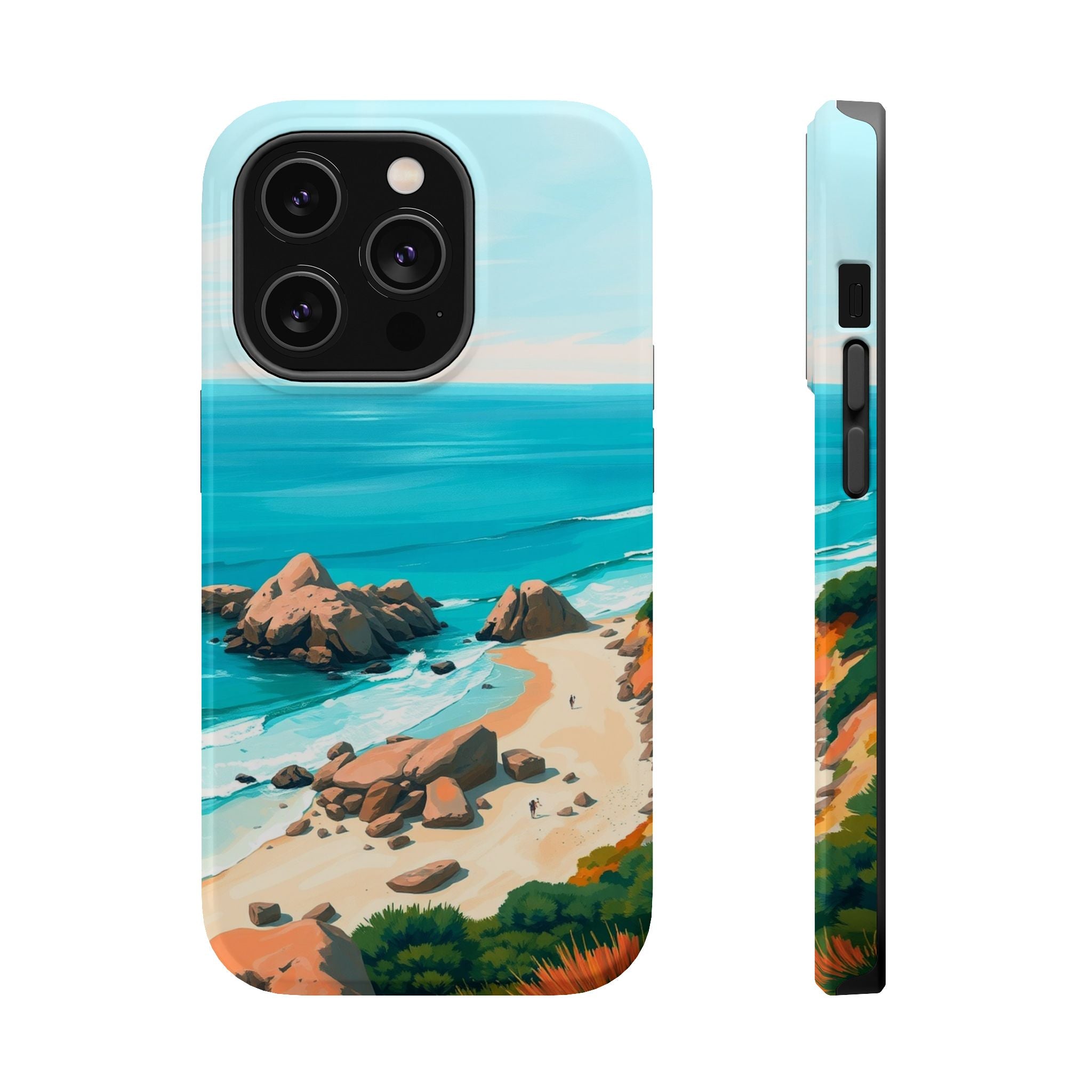 iPhone Pebble Beach Cinematic Art Bold Modern Everyday Snap Case · iPhone Case