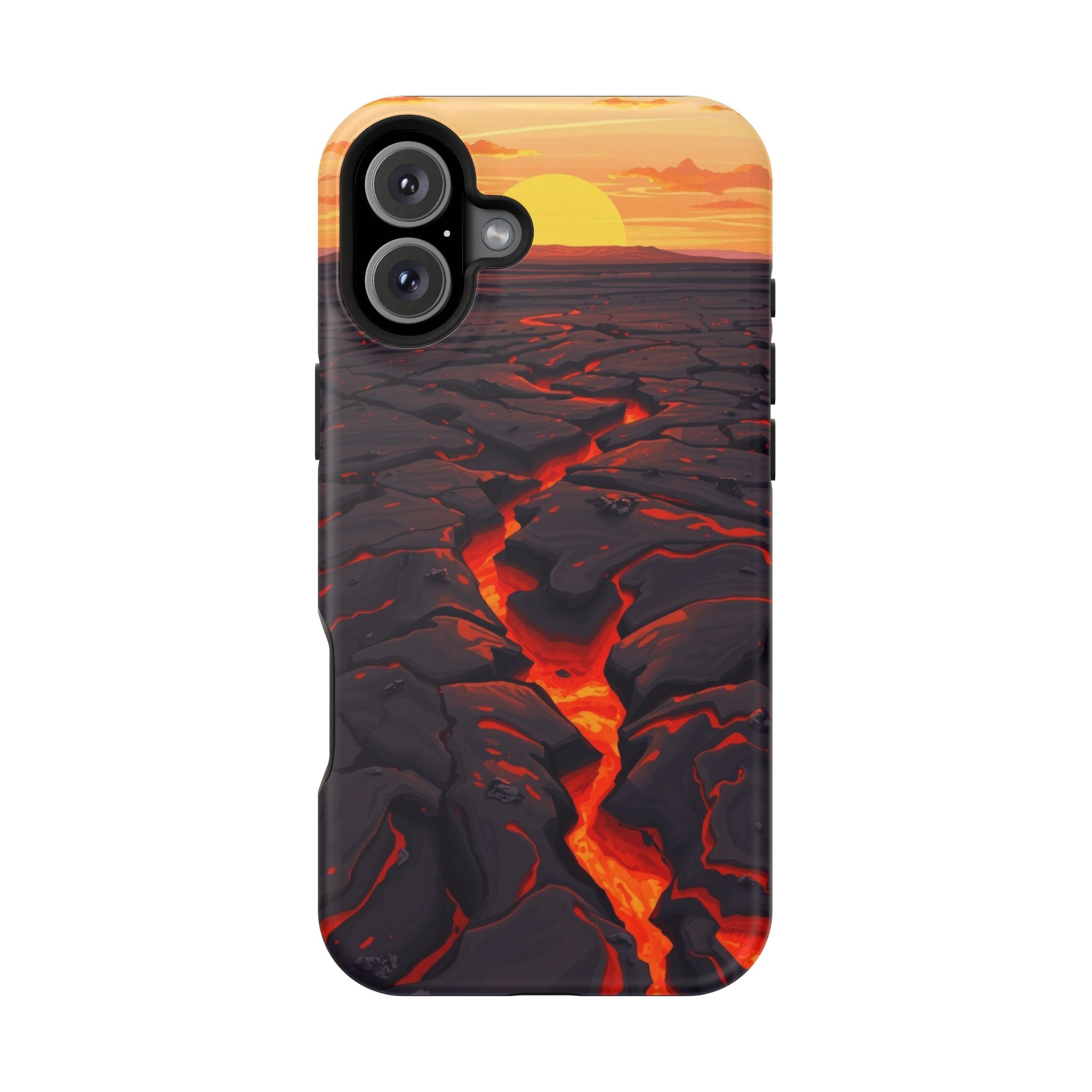 iPhone Lava Field Earthy Design Slim Everyday Designer Case · iPhone Case