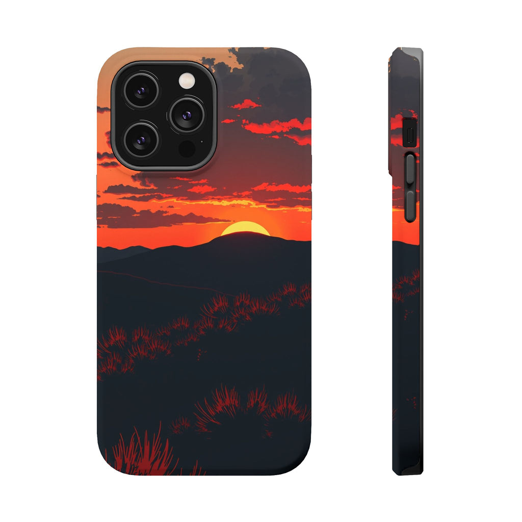 iPhone Mesa Sunset Cinematic Art Bold Modern Everyday Snap Case · iPhone Case