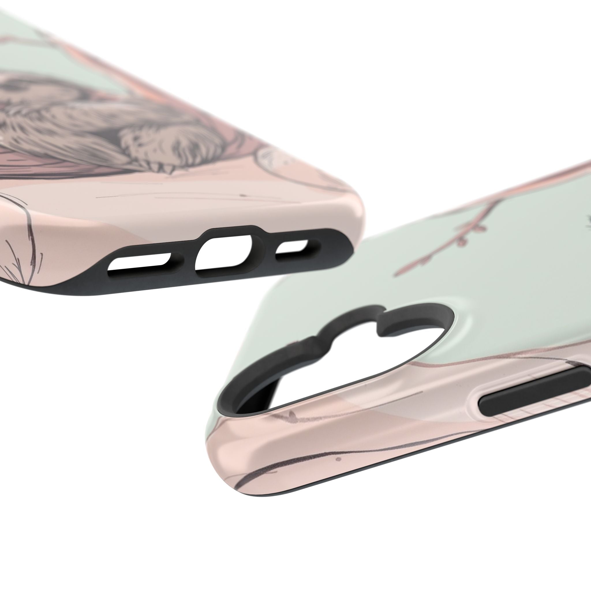 iPhone Cozy Sloth Mode Hand-Drawn Sketch Slim Everyday Designer Case · iPhone Ca