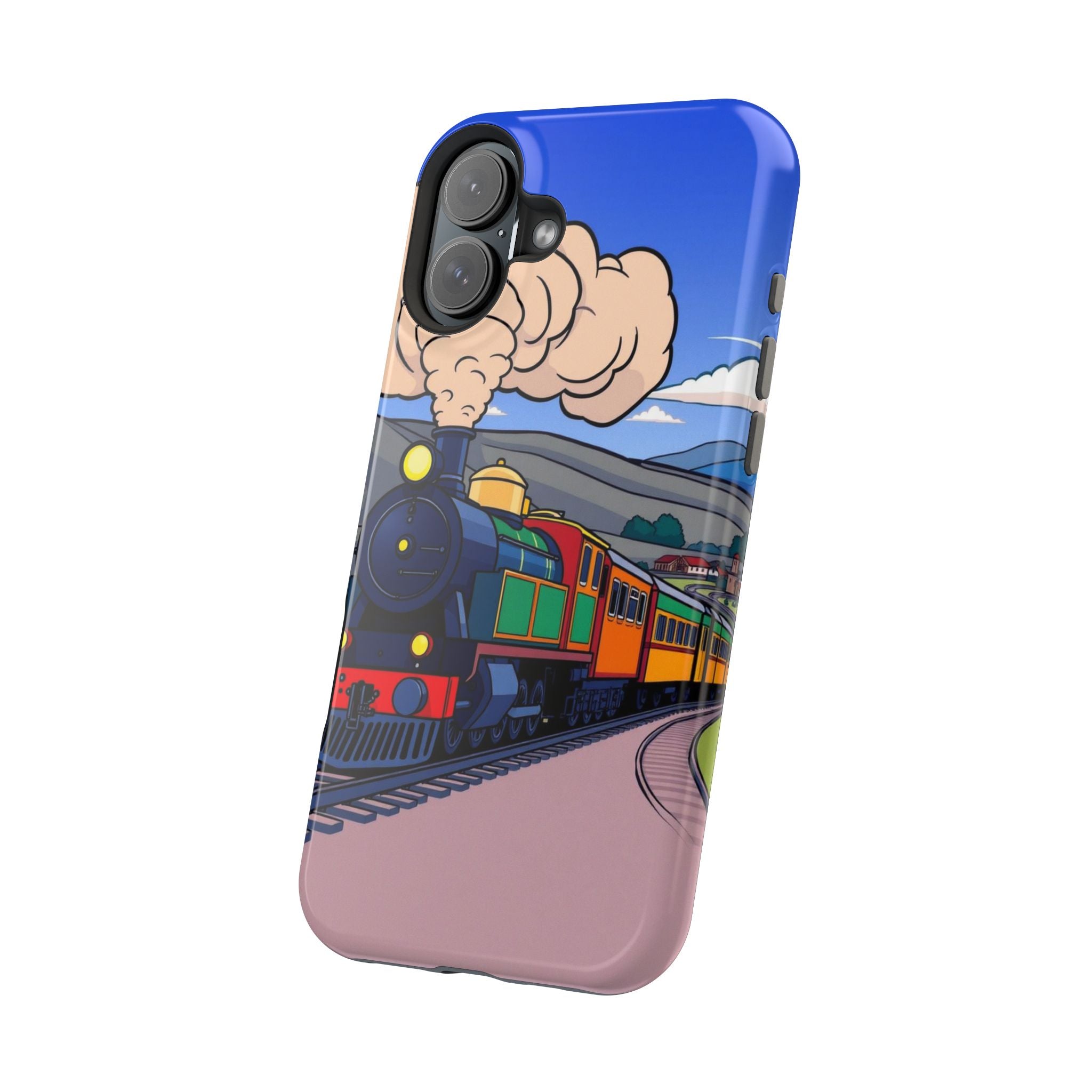 iPhone Steam Locomotive Puff Kids Fun iPhone Phone Case Gift Slim · iPhone Case