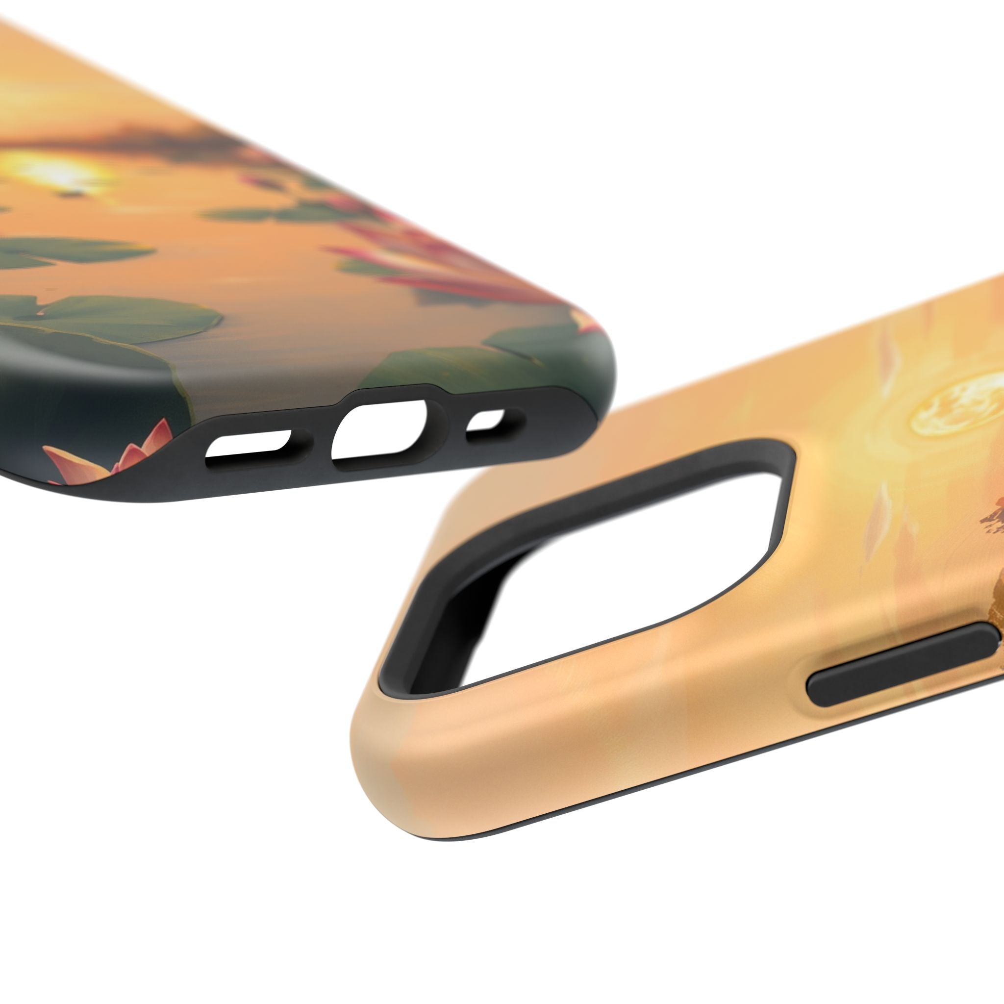 iPhone Lotus Pond Oil Painting Impressionist Slim iPhone Everyday · iPhone Case