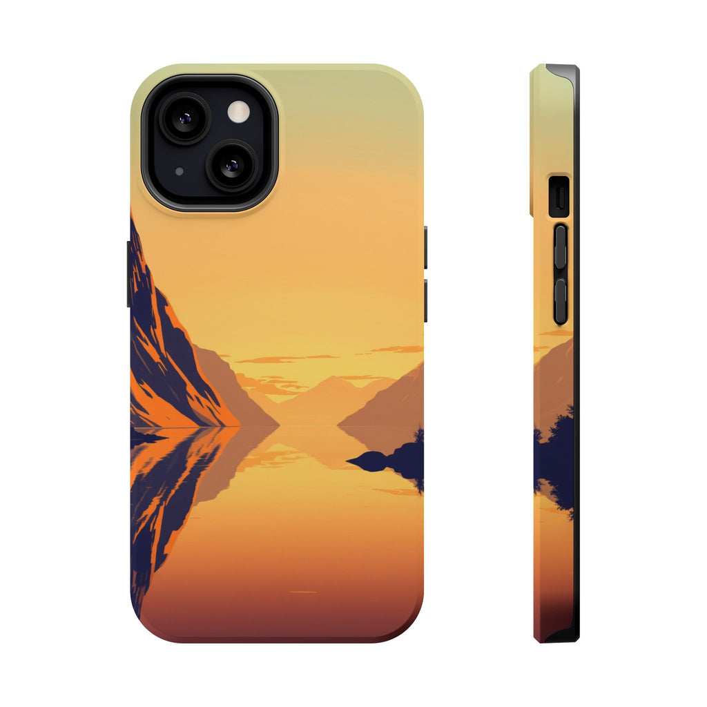 iPhone Fjord Reflection Pop Art Bold Slim Everyday Designer Case · iPhone Case