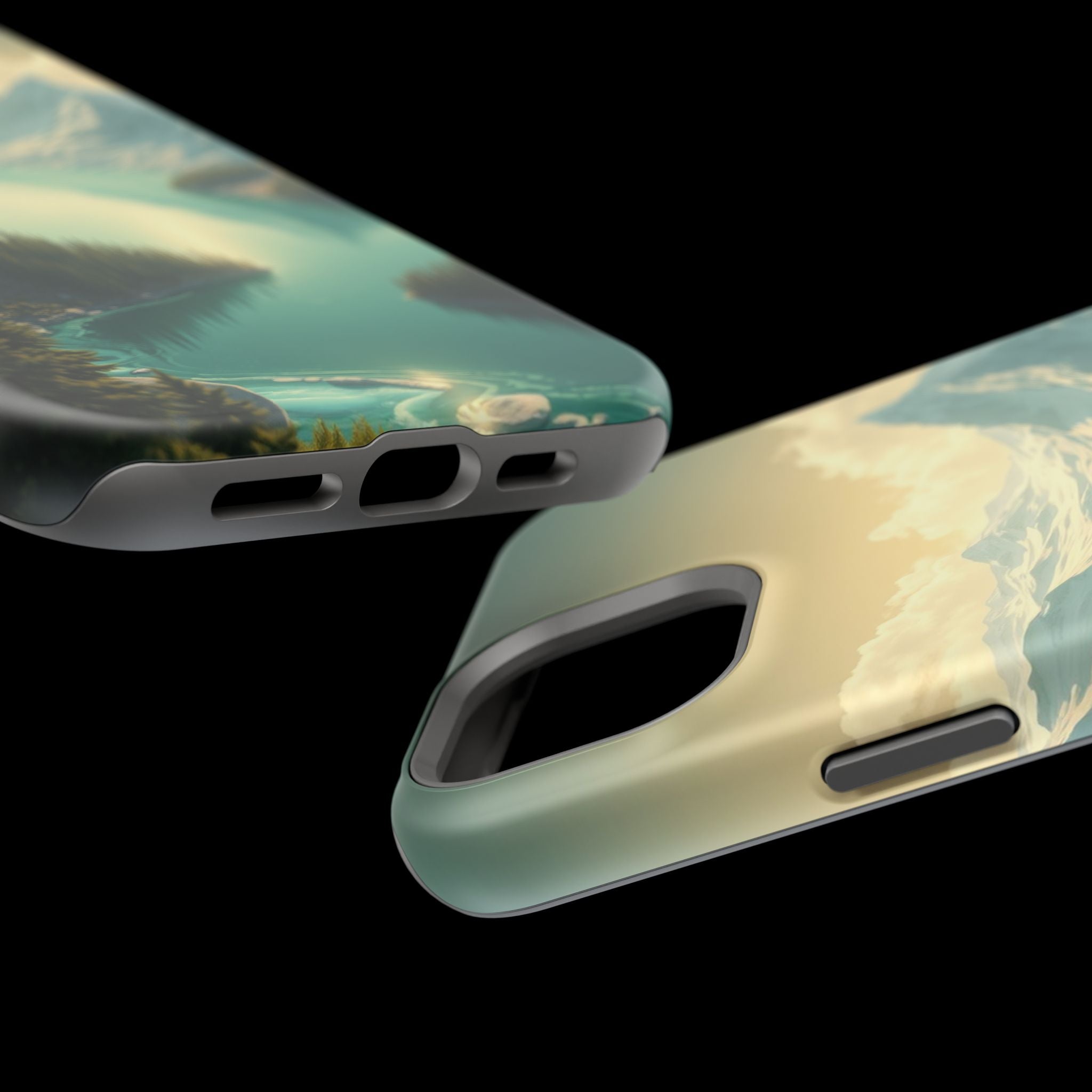 iPhone Glacier Lake Bold Art Slim Everyday Designer Case · iPhone Case