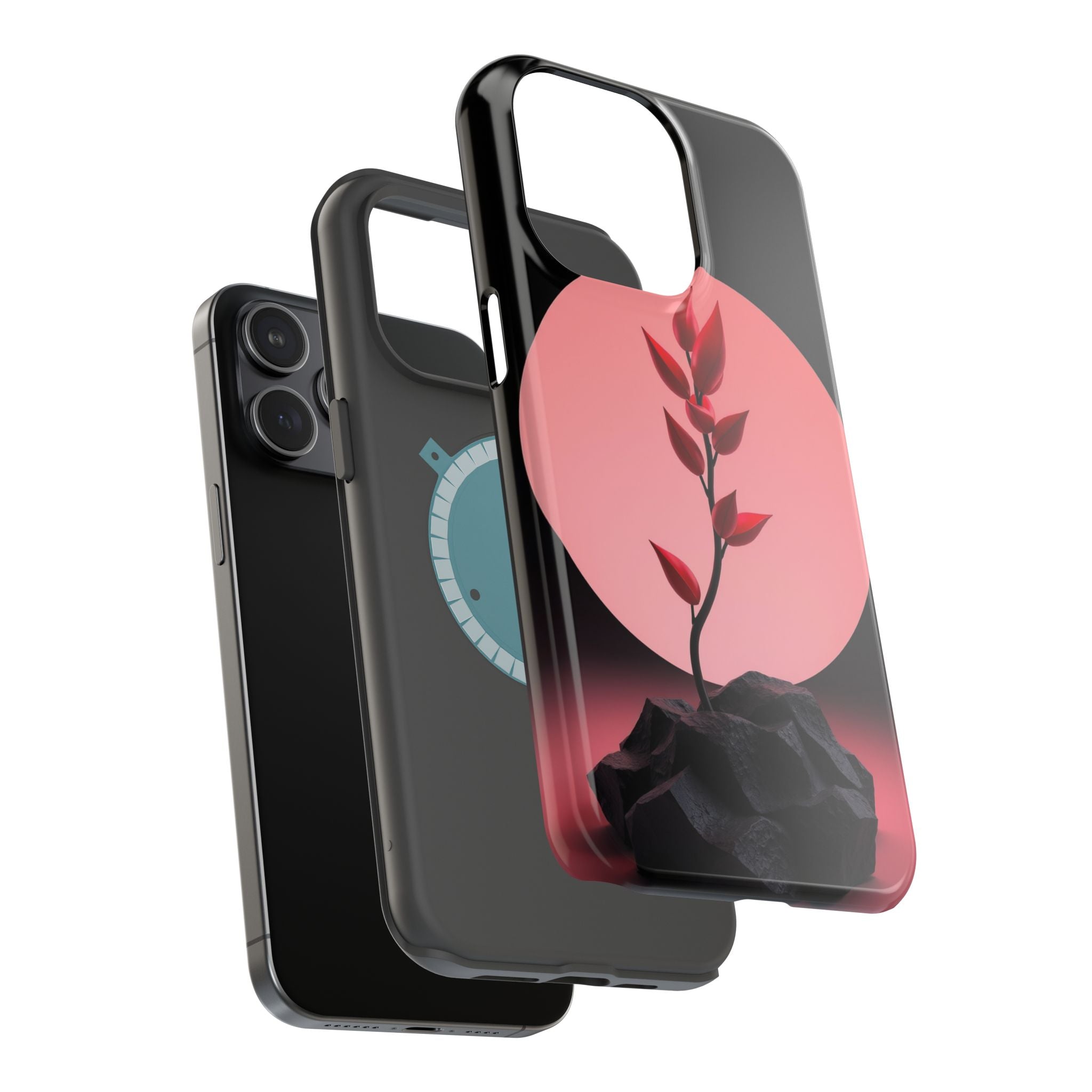 iPhone Serene Minimalist Stem Design Slim Everyday Designer Case · iPhone Case