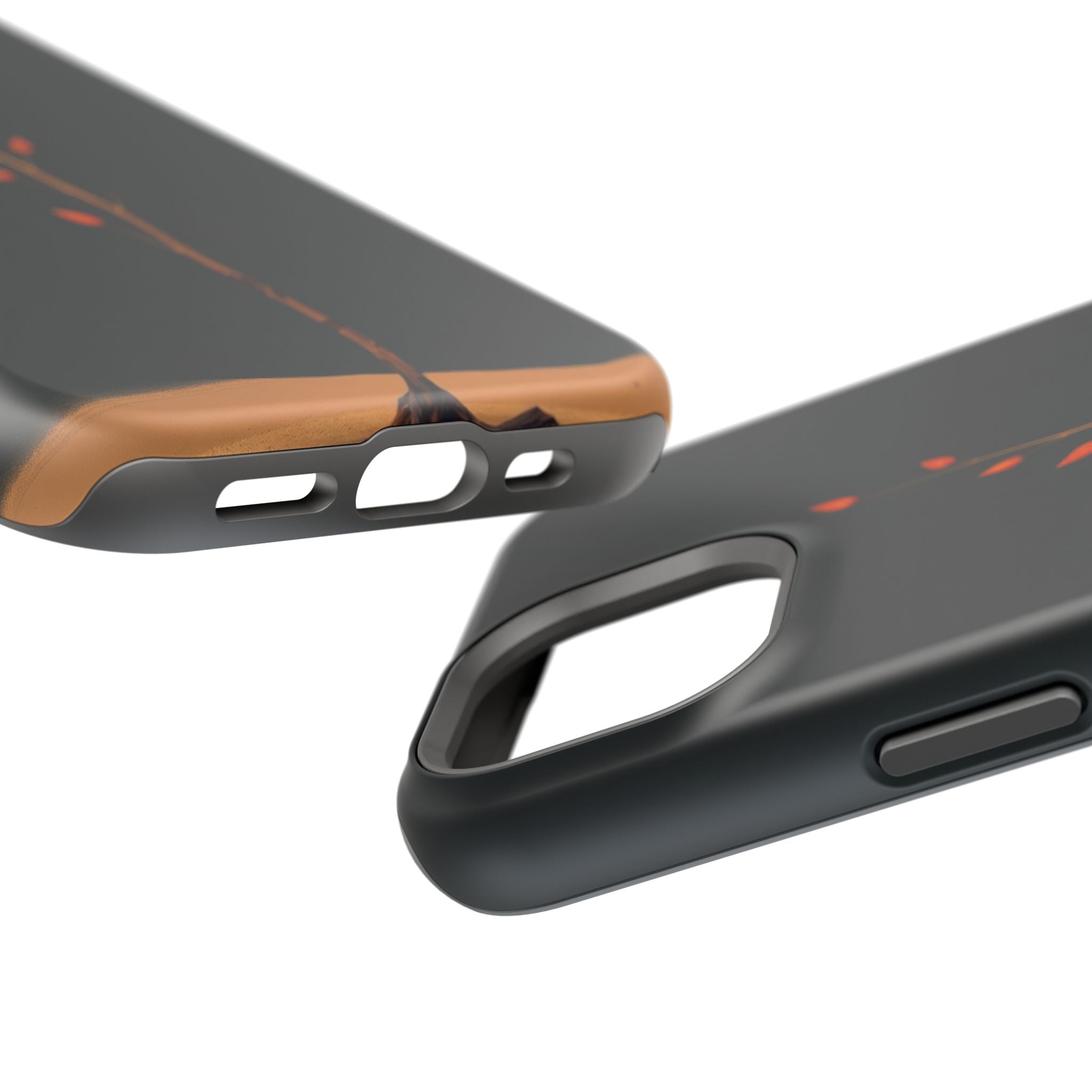 iPhone Burnt Orange And Sand Minimalist Stem Slim iPhone Everyday · iPhone Case