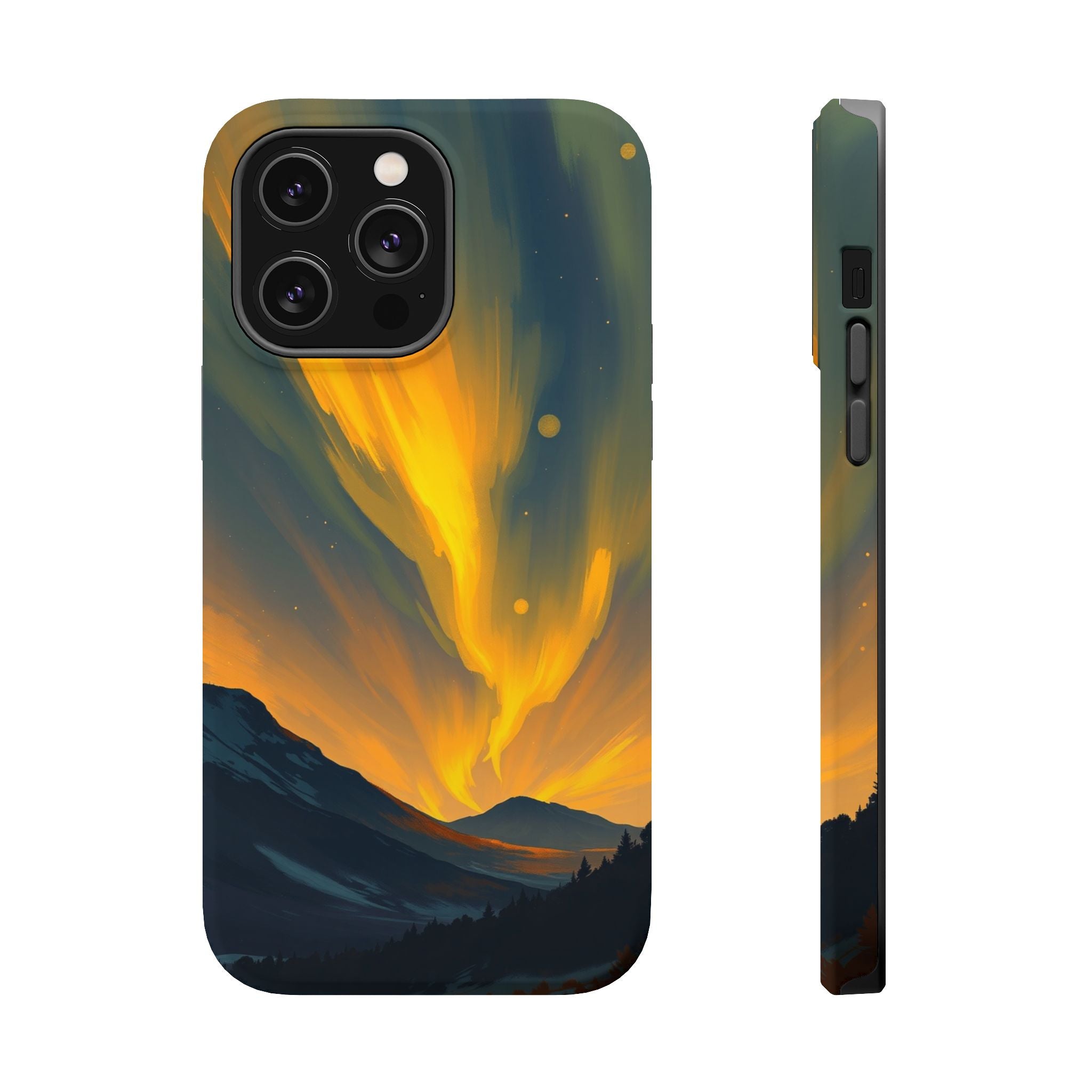 iPhone Serene Northern Lights Design Slim Everyday Designer Case · iPhone Case