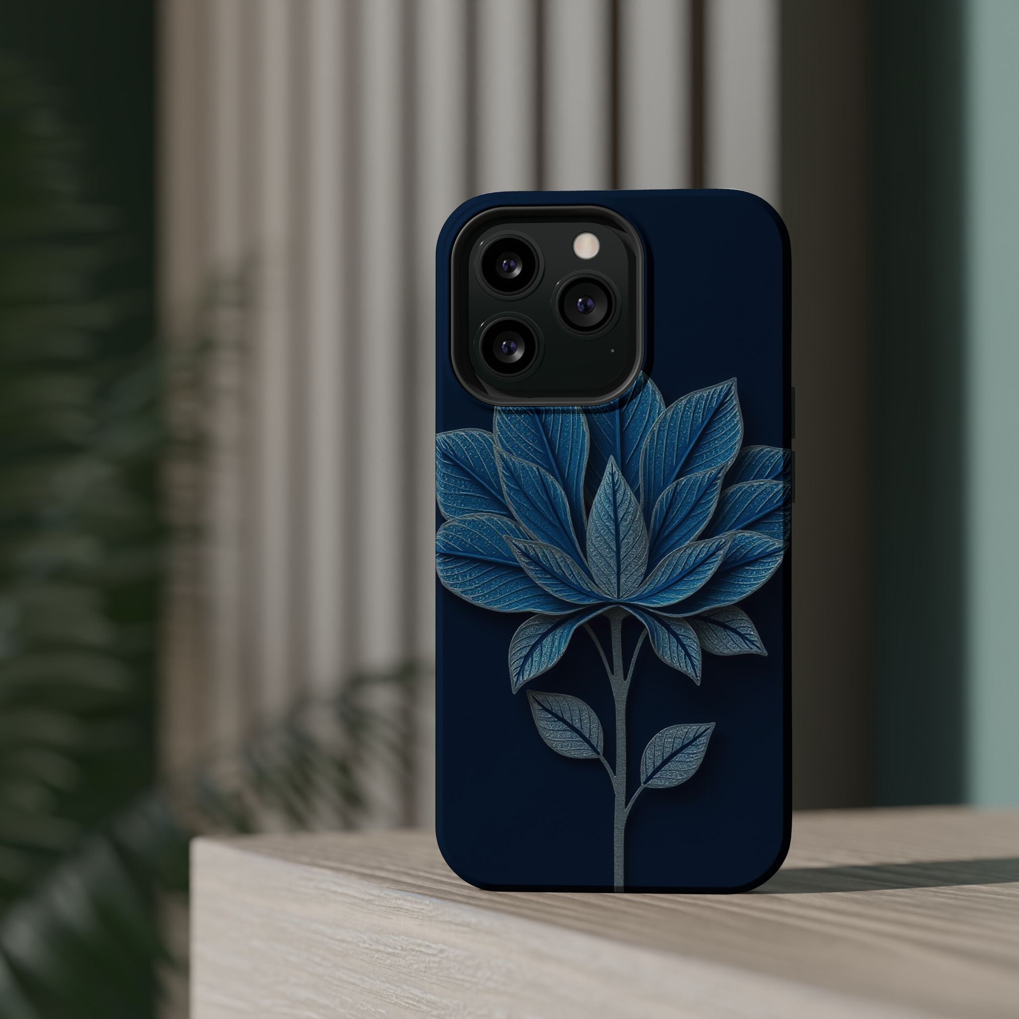 iPhone Night Bloomer Paper Cut Art Bold Modern Everyday Snap Case · iPhone Case