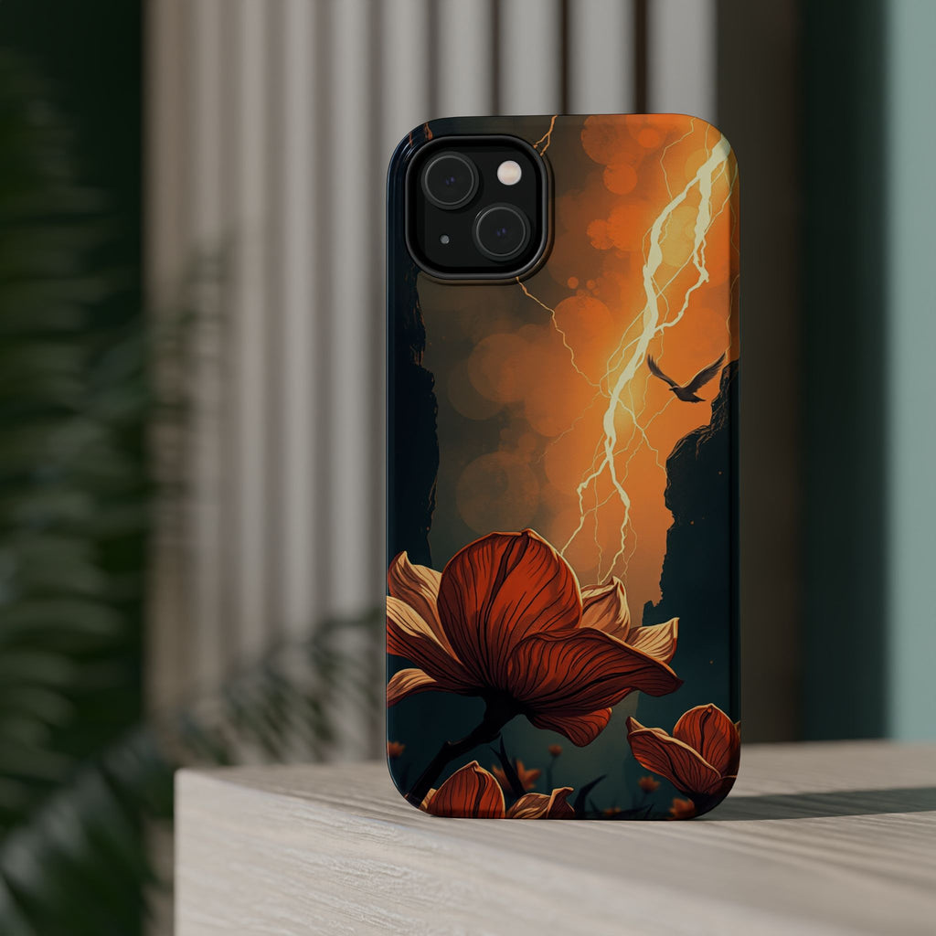 iPhone Vibrant Petal Storm Design Bold Modern Everyday Snap Case · iPhone Case