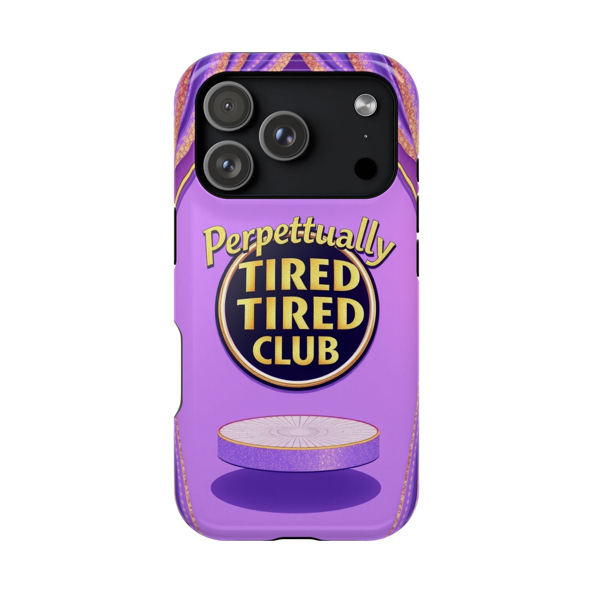 iPhone Perpetually Tired Club Bold Art Slim Everyday Designer Case · iPhone Case