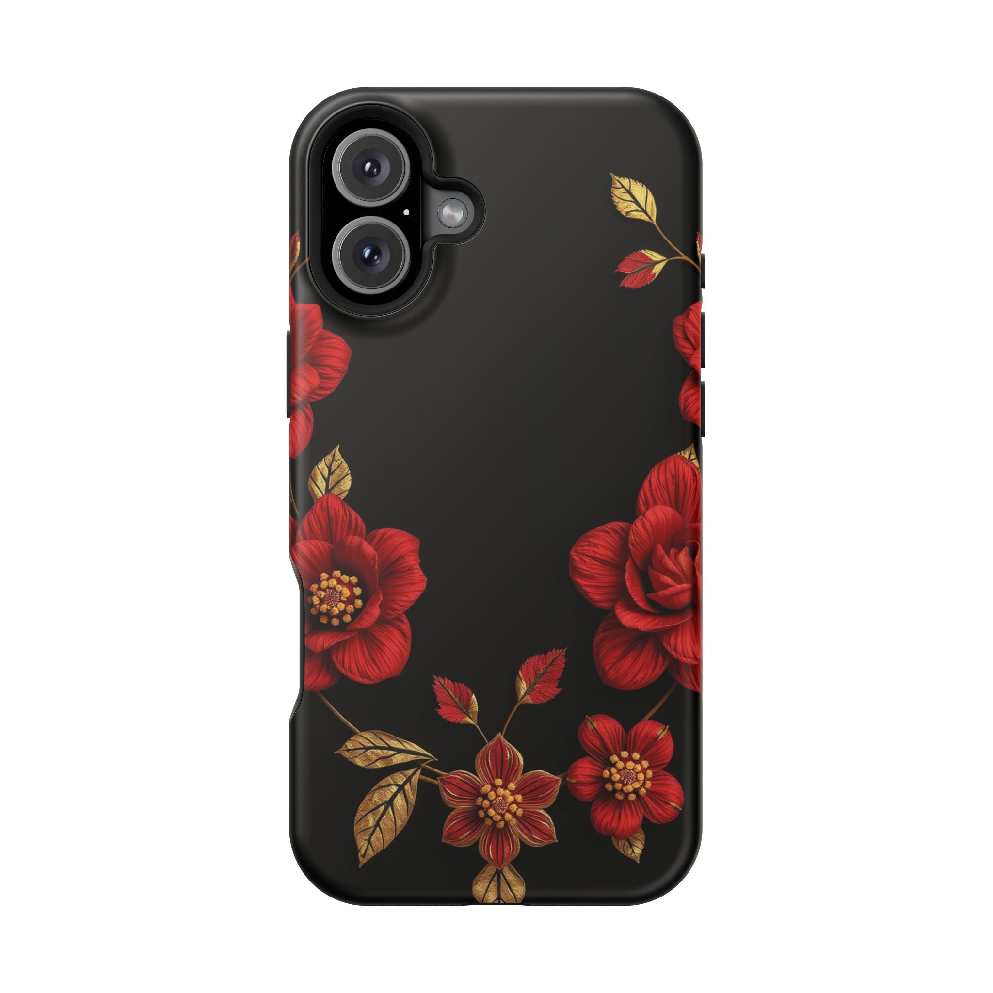 iPhone Floral Gold Foil 3D Digital Bold Modern Everyday Snap Case · iPhone Case