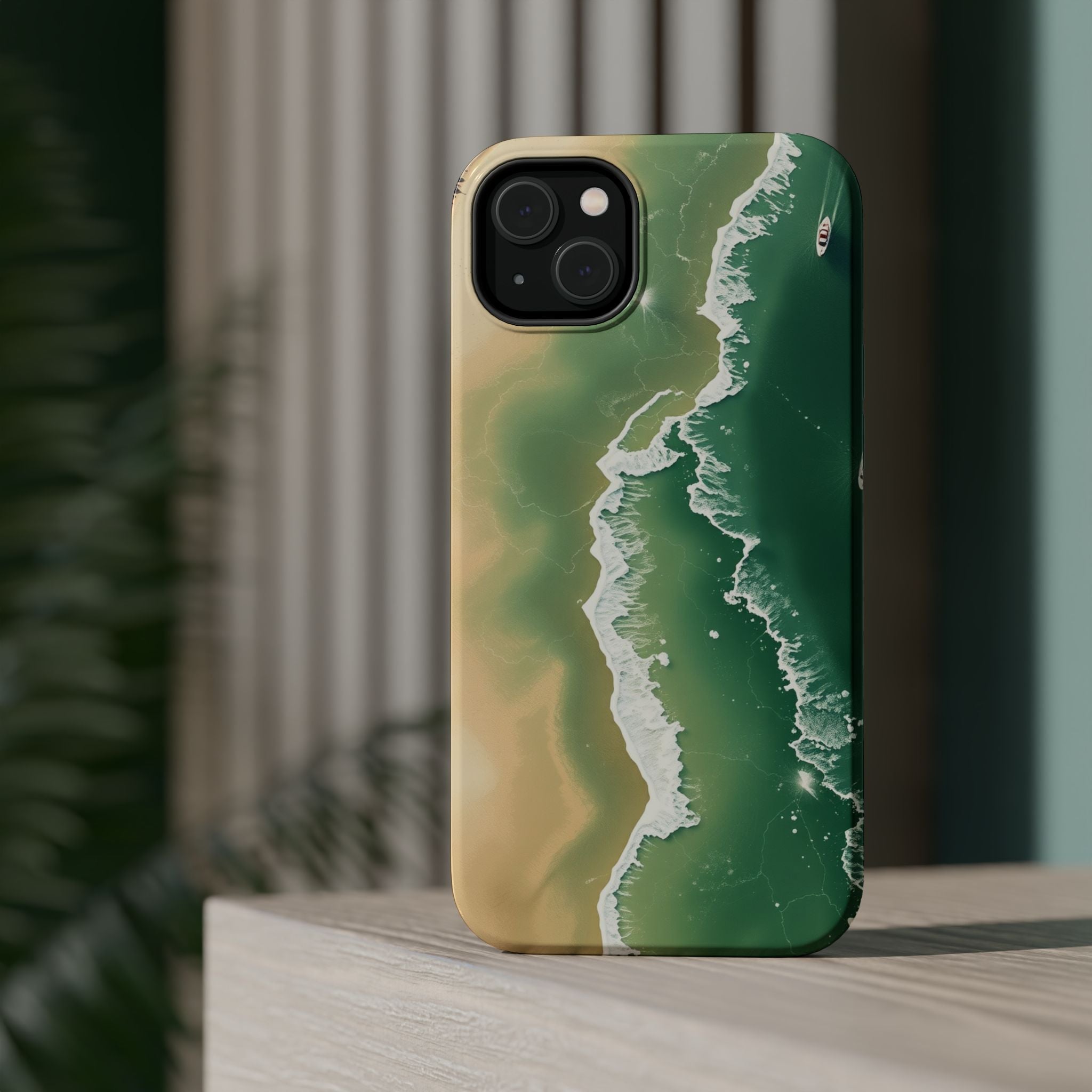 iPhone Shoreline Aerial Bold Art Bold Modern Everyday Snap Case · iPhone Case