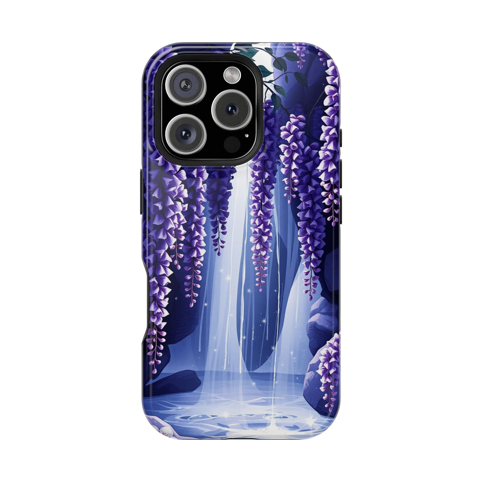 iPhone Wisteria Cascade Serene Design Slim Snap Case Ga · iPhone Case