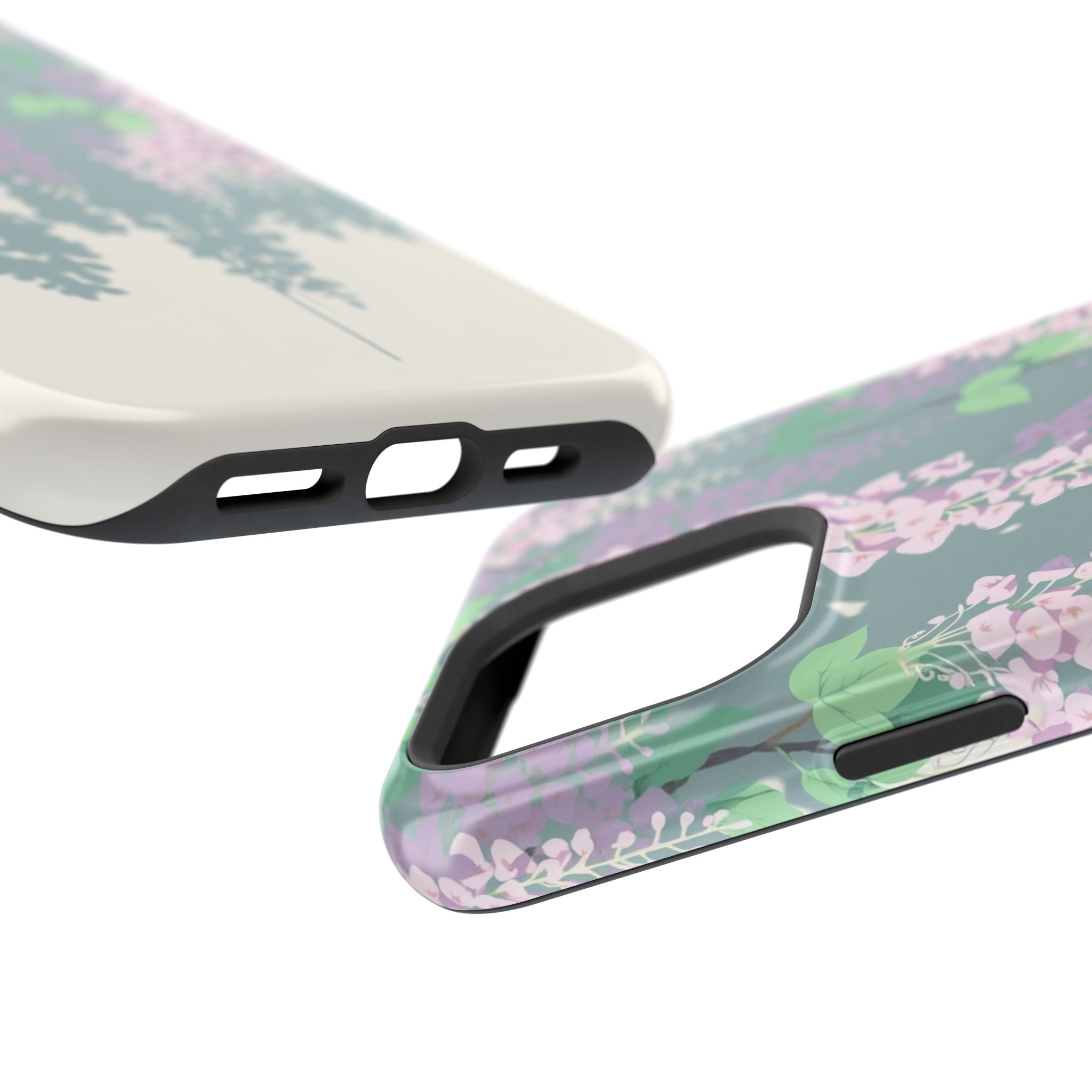 iPhone Dreamy Wisteria Cascade Design Slim Everyday Designer Case · iPhone Case