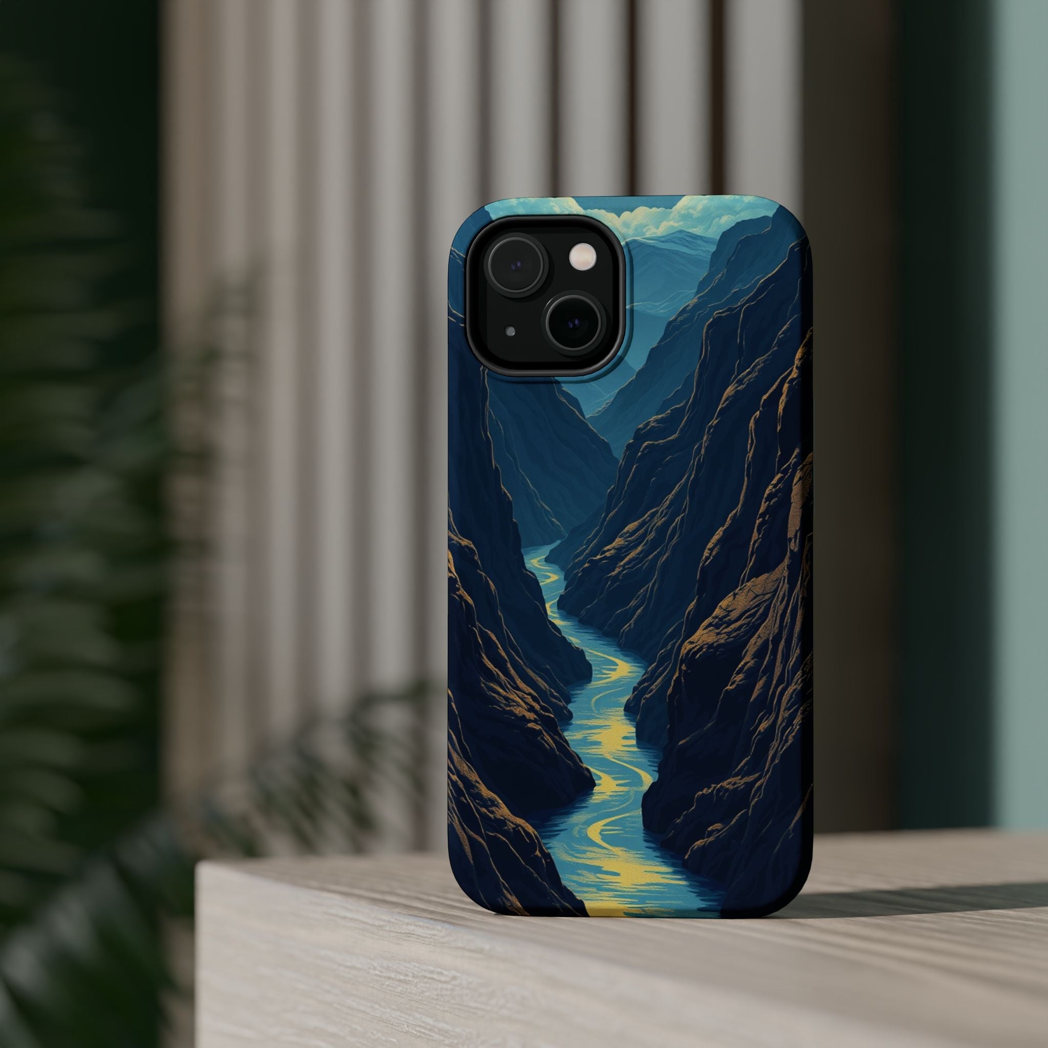 iPhone River Canyon Gold Foil Luxury Slim Everyday Designer Case · iPhone Case