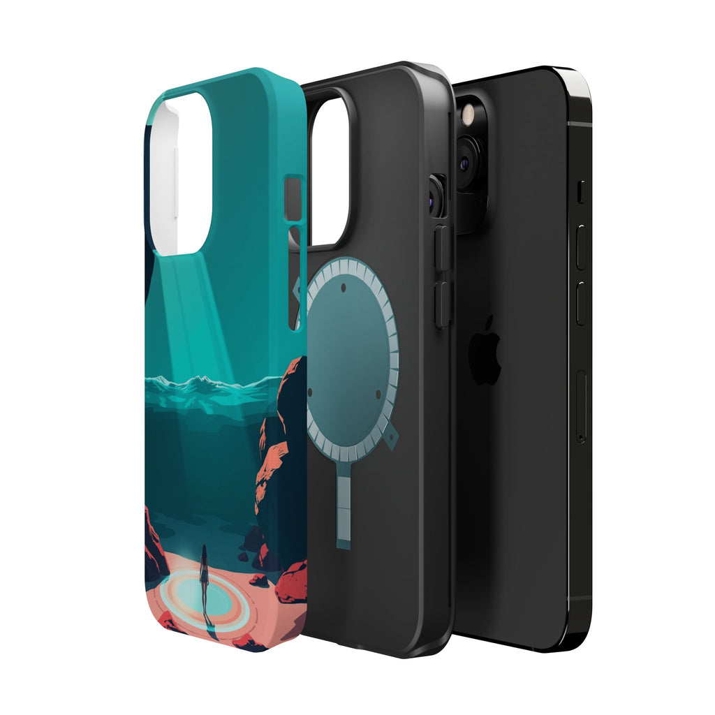 iPhone Earthy Tidal Pool Design 17 Bold Modern Everyday Snap Case · iPhone Case
