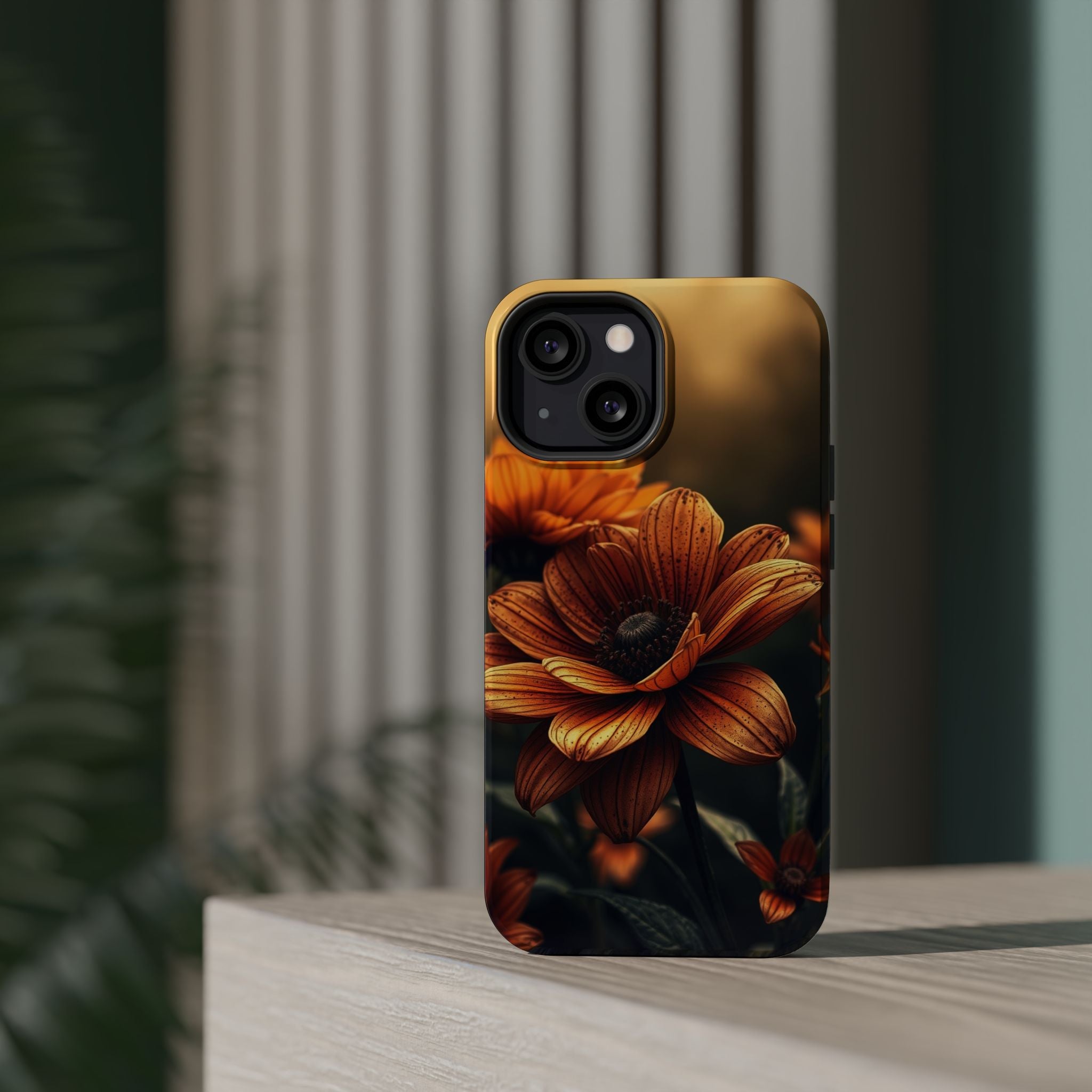 iPhone Radiant Floral Ombre Design Bold Modern Everyday Snap Case · iPhone Case
