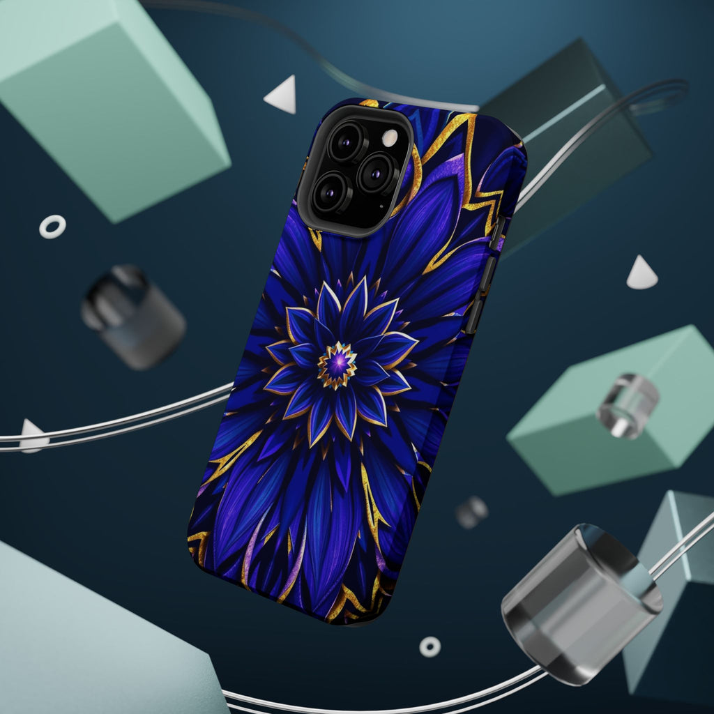 iPhone Floral Mandala Electric Art 14 Slim Everyday Designer Case · iPhone Case