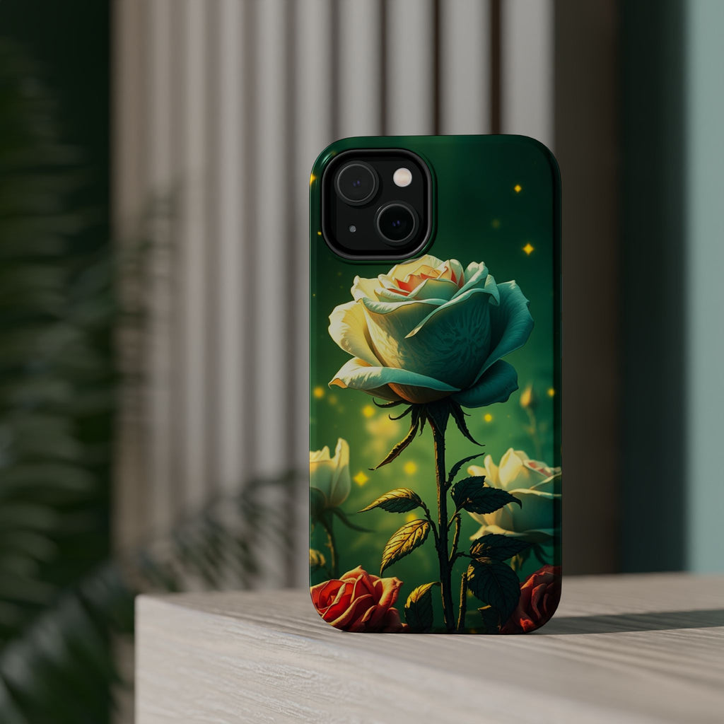 iPhone Earthy Rose Garden Design Bold Modern Everyday Snap Case · iPhone Case