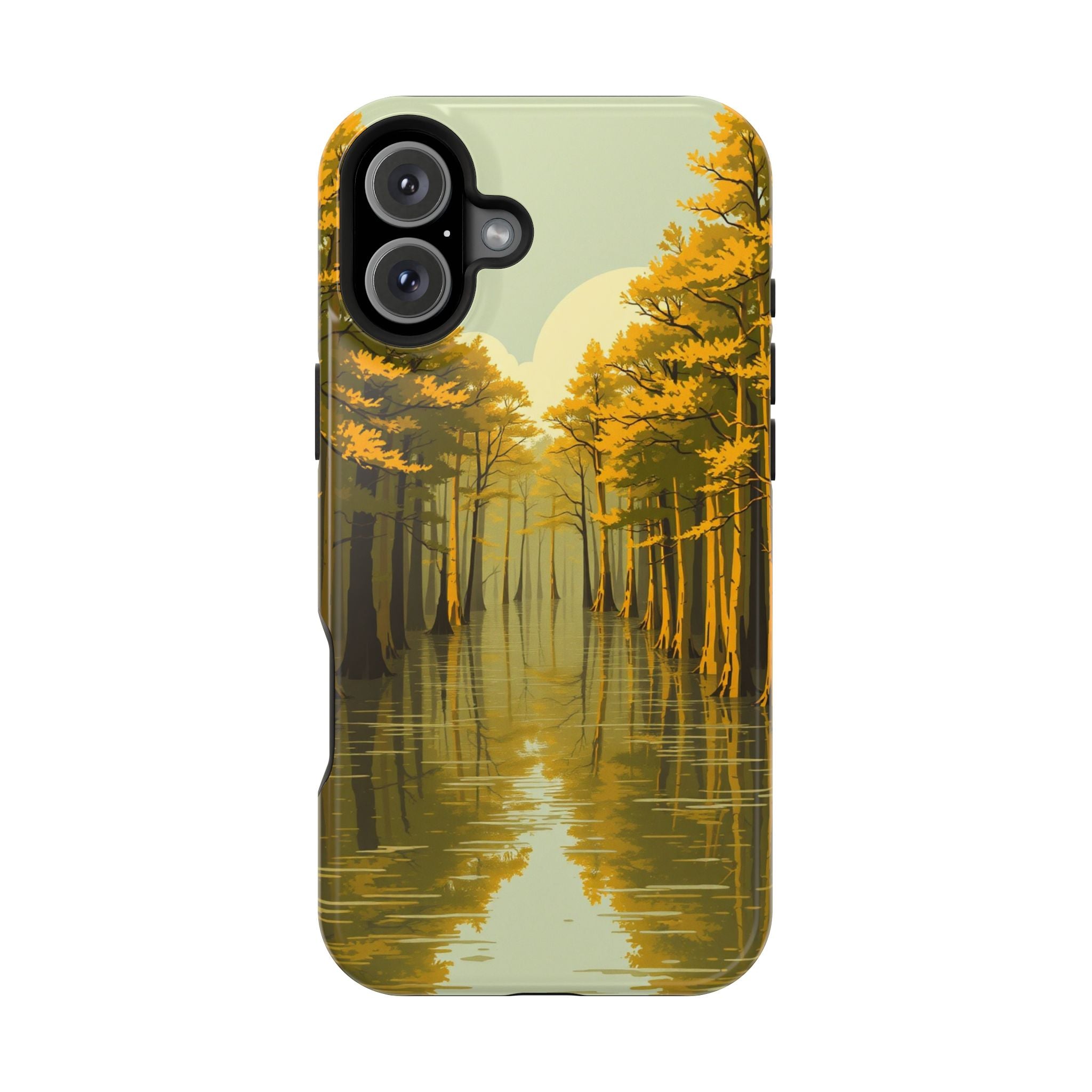 iPhone Cypress Swamp Enchanted Art Bold Modern Everyday Snap Case · iPhone Case