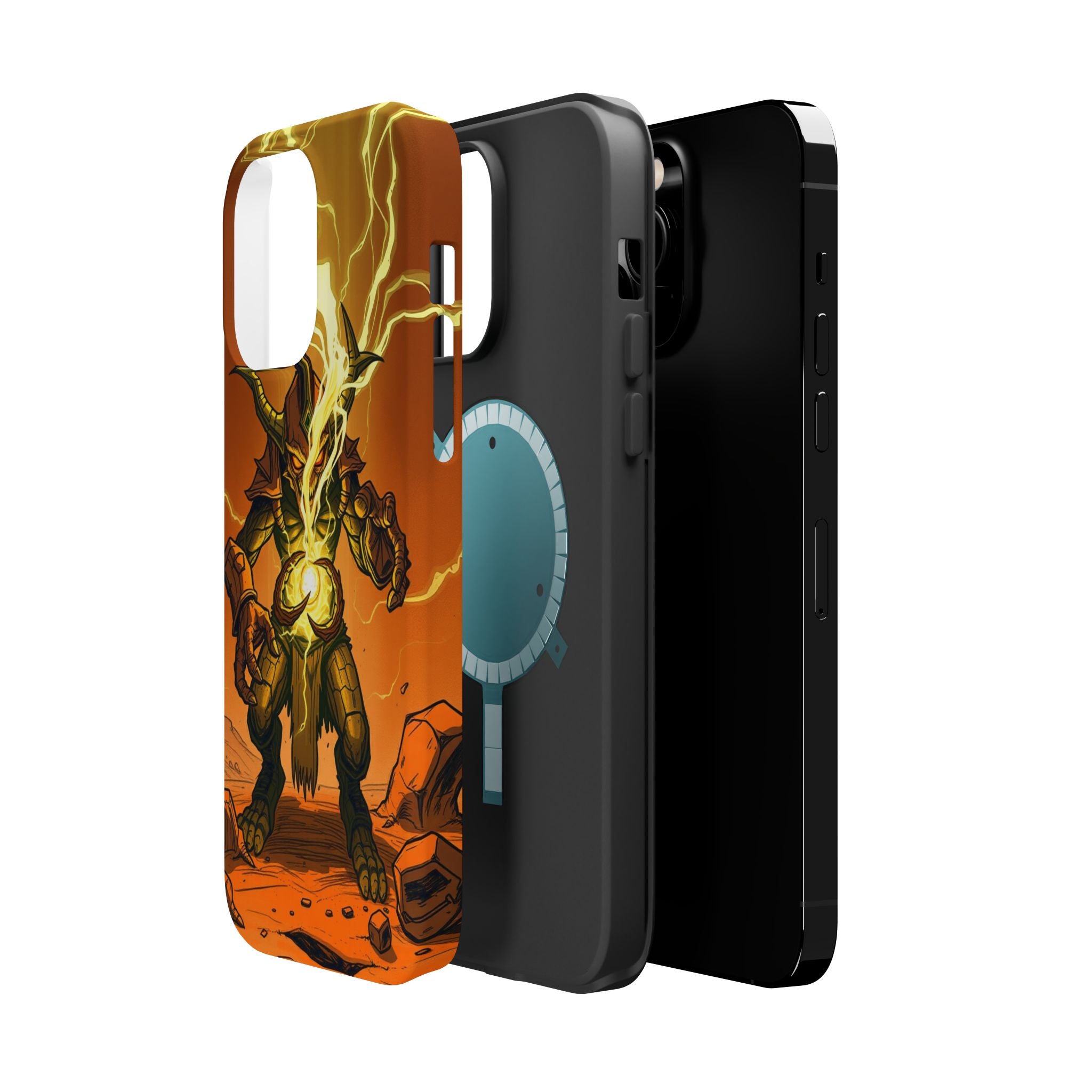 iPhone Burnt Orange And Sand Chaos Goblin Energy Clean Minimal Snap Case · iPhon