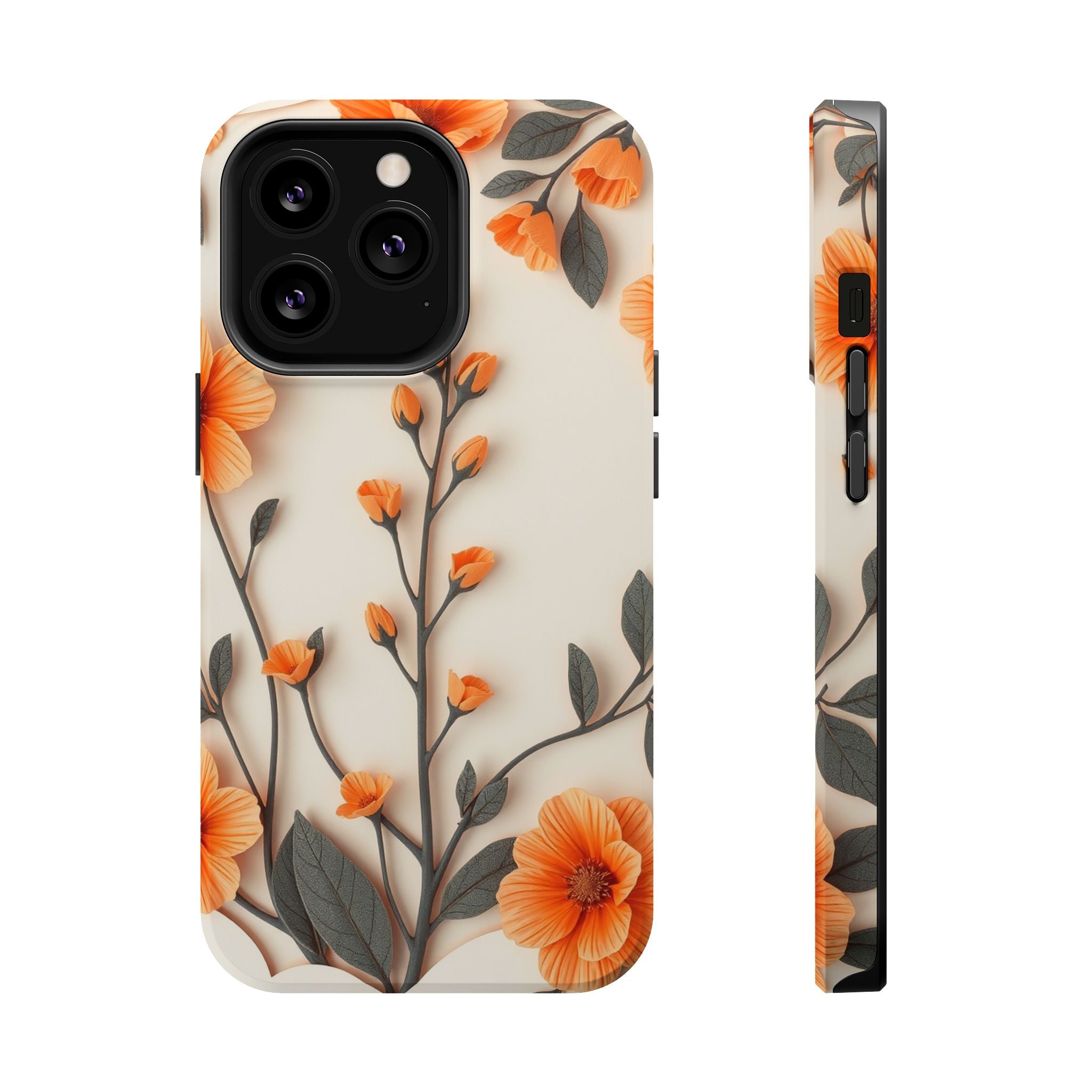 iPhone Vintage Botanical Print Paper Cut Art Slim iPhone Everyday · iPhone Case