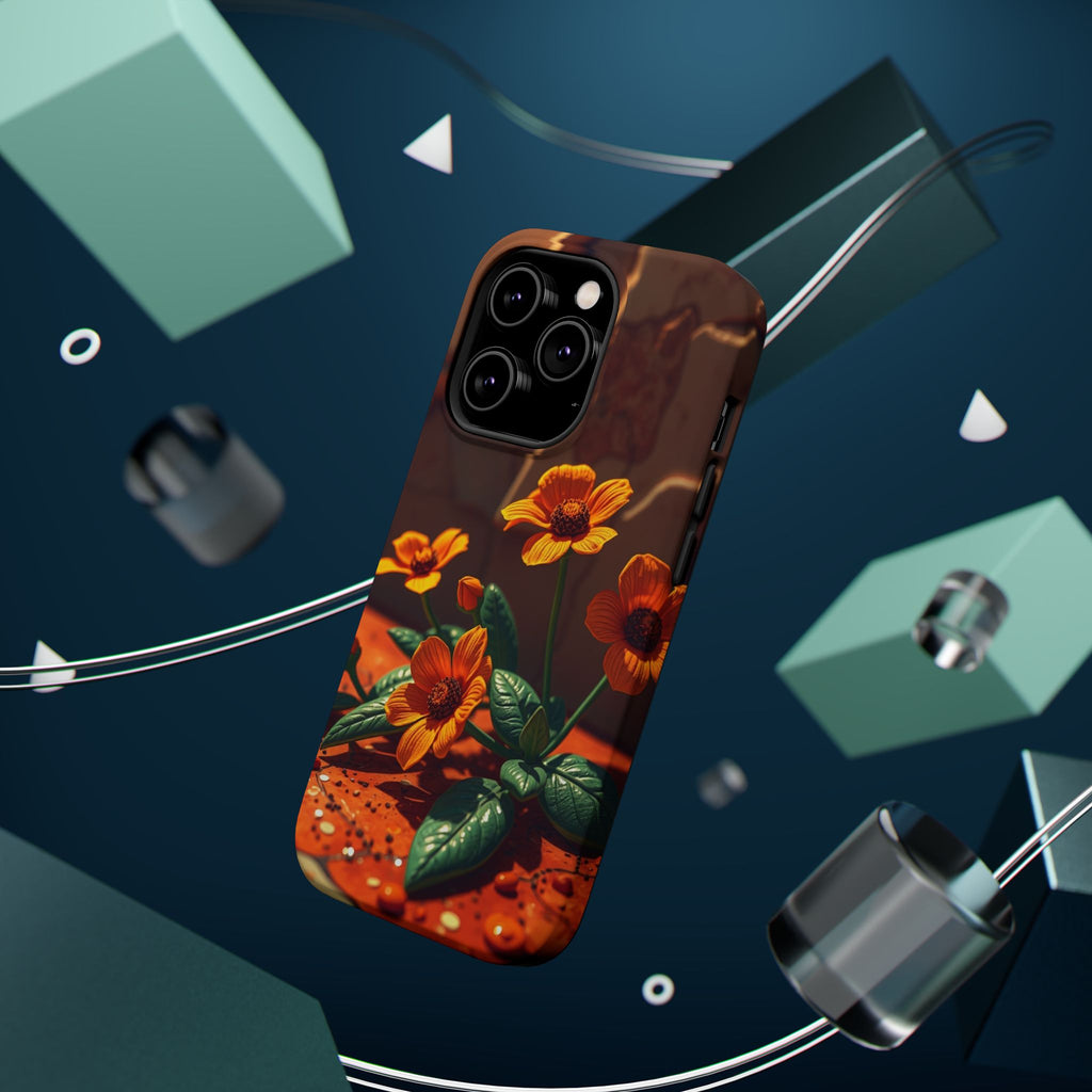 iPhone Floral Terrazzo Bold Art Slim Everyday Designer Case · iPhone Case