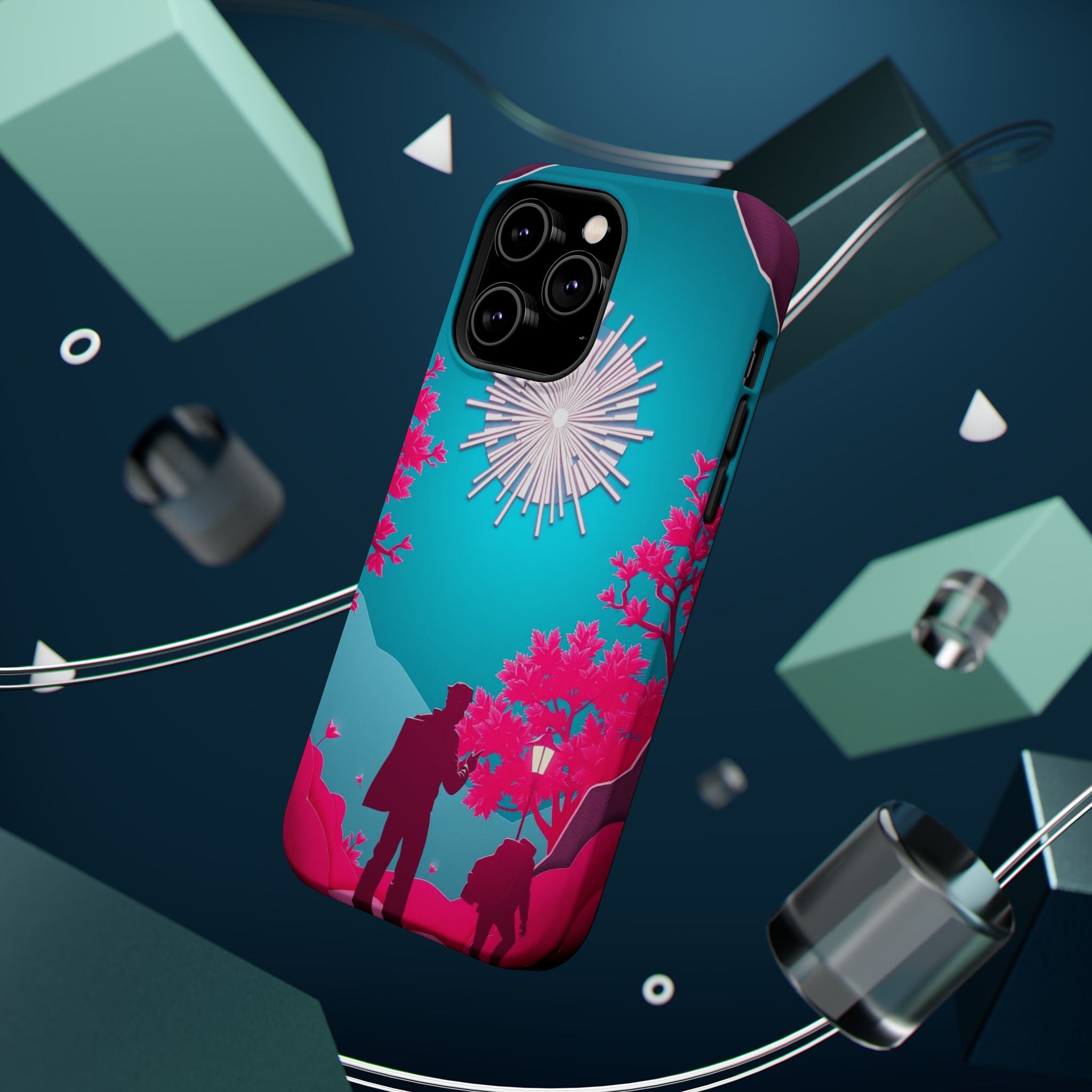 iPhone Bud Burst Paper Cut Art Slim Everyday Designer Case · iPhone Case