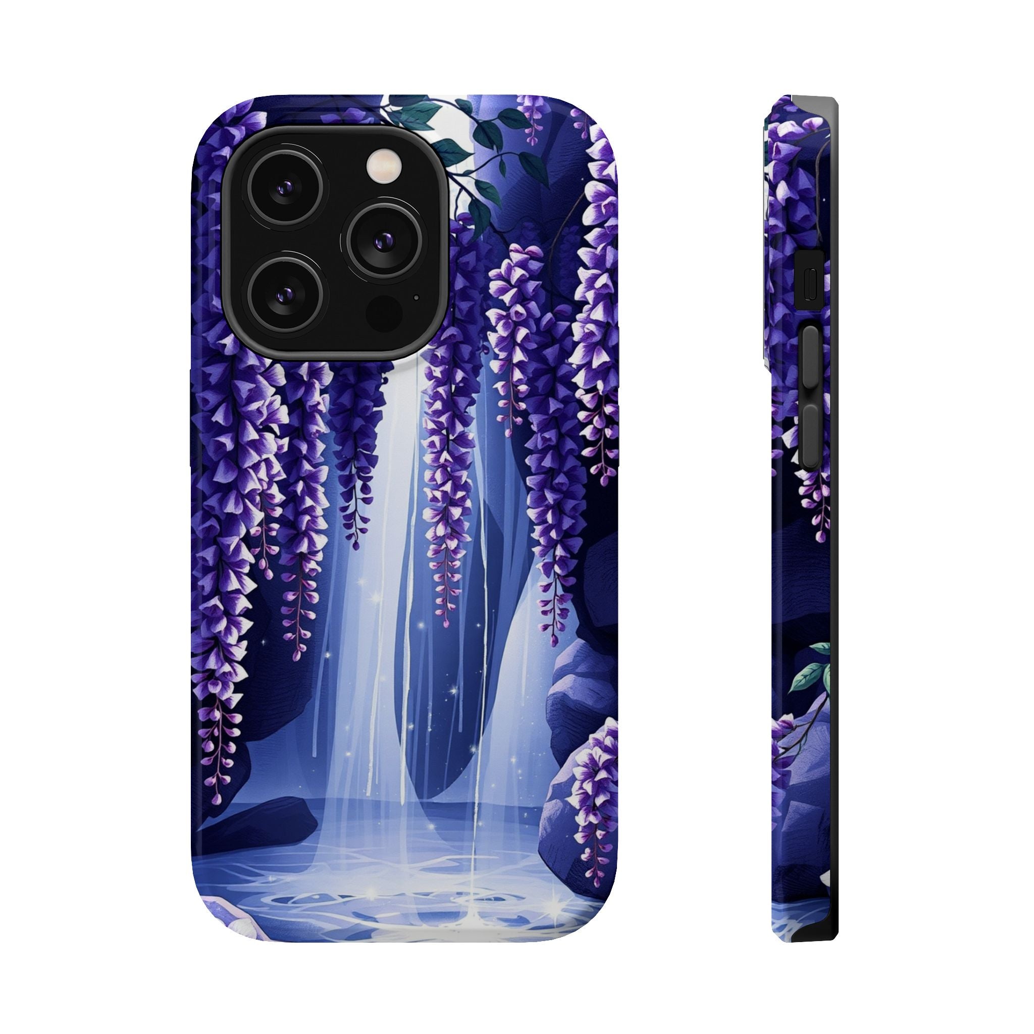 iPhone Wisteria Cascade Serene Design Slim Snap Case Ga · iPhone Case