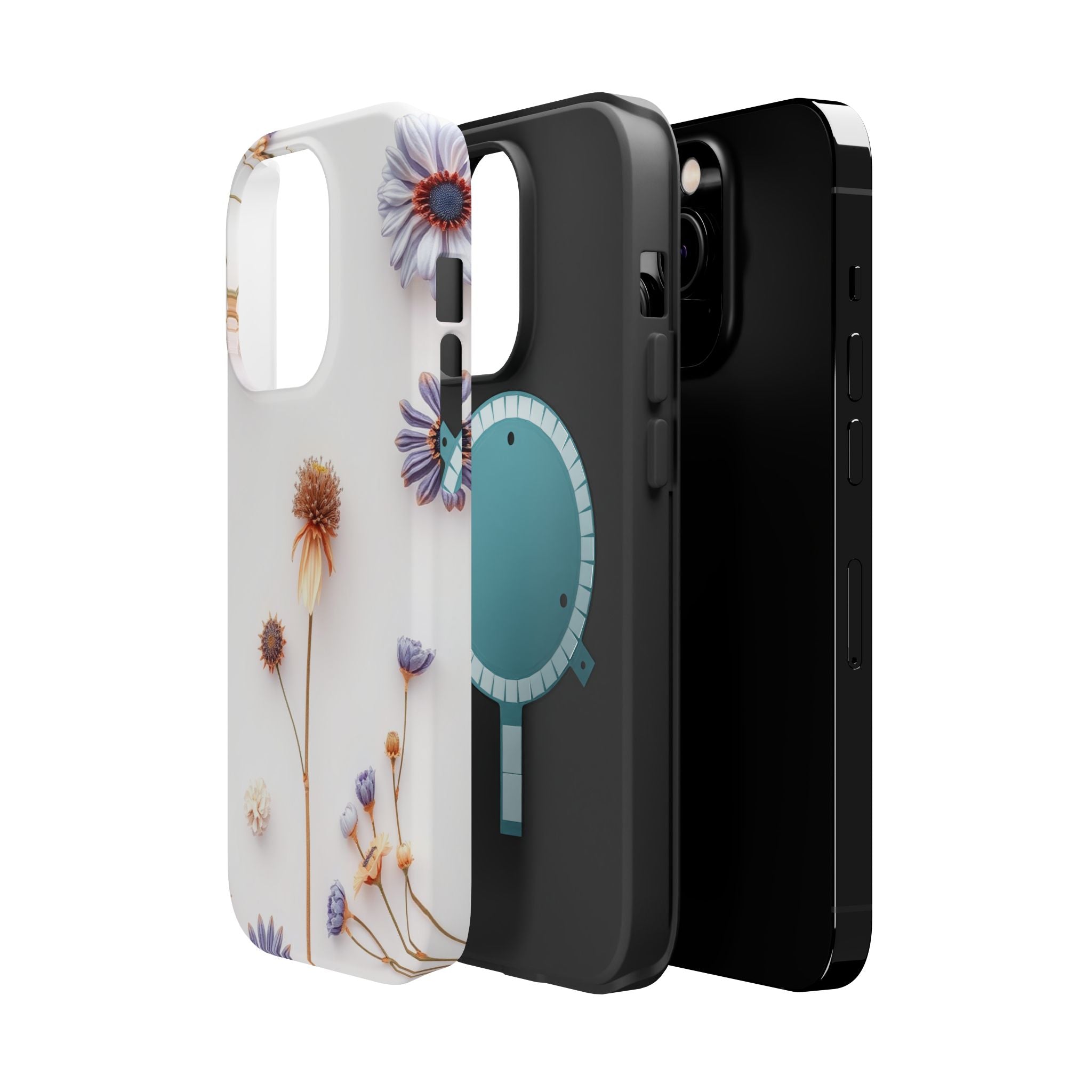 iPhone Dried Flower Flat Lay Bold Art Slim Everyday Designer Case · iPhone Case