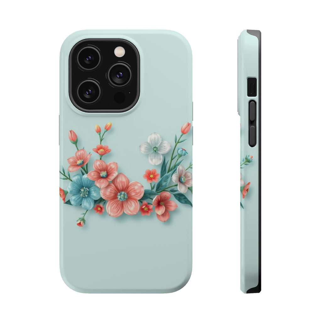 iPhone Serene Floral Crown Design Bold Modern Everyday Snap Case · iPhone Case