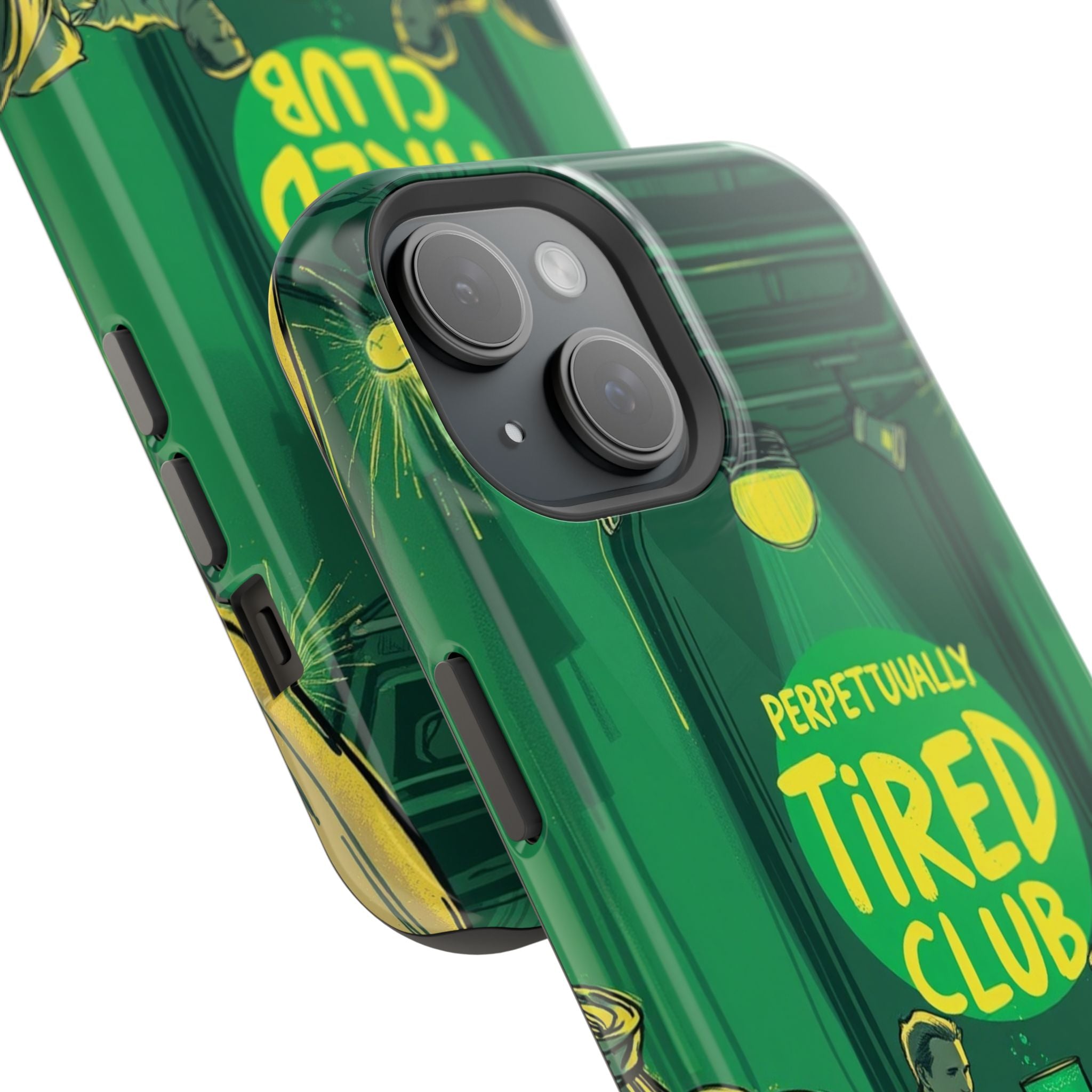 iPhone Radiant Perpetually Tired Club Design Slim Everyday Designer Case · iPhon